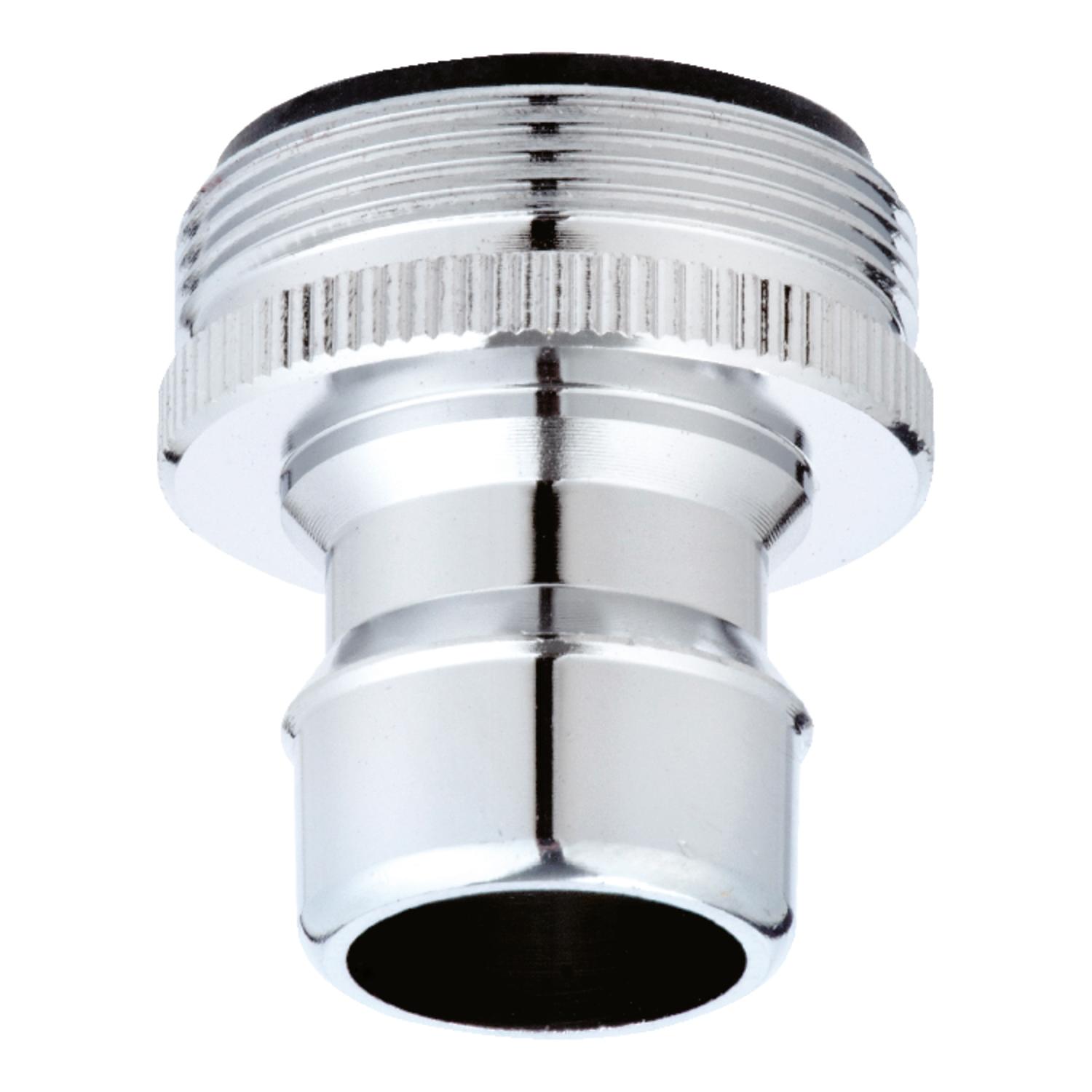 Ace Dual Thread 15/16 in.-27 or 55/64 in. Chrome Dishwasher Adapter