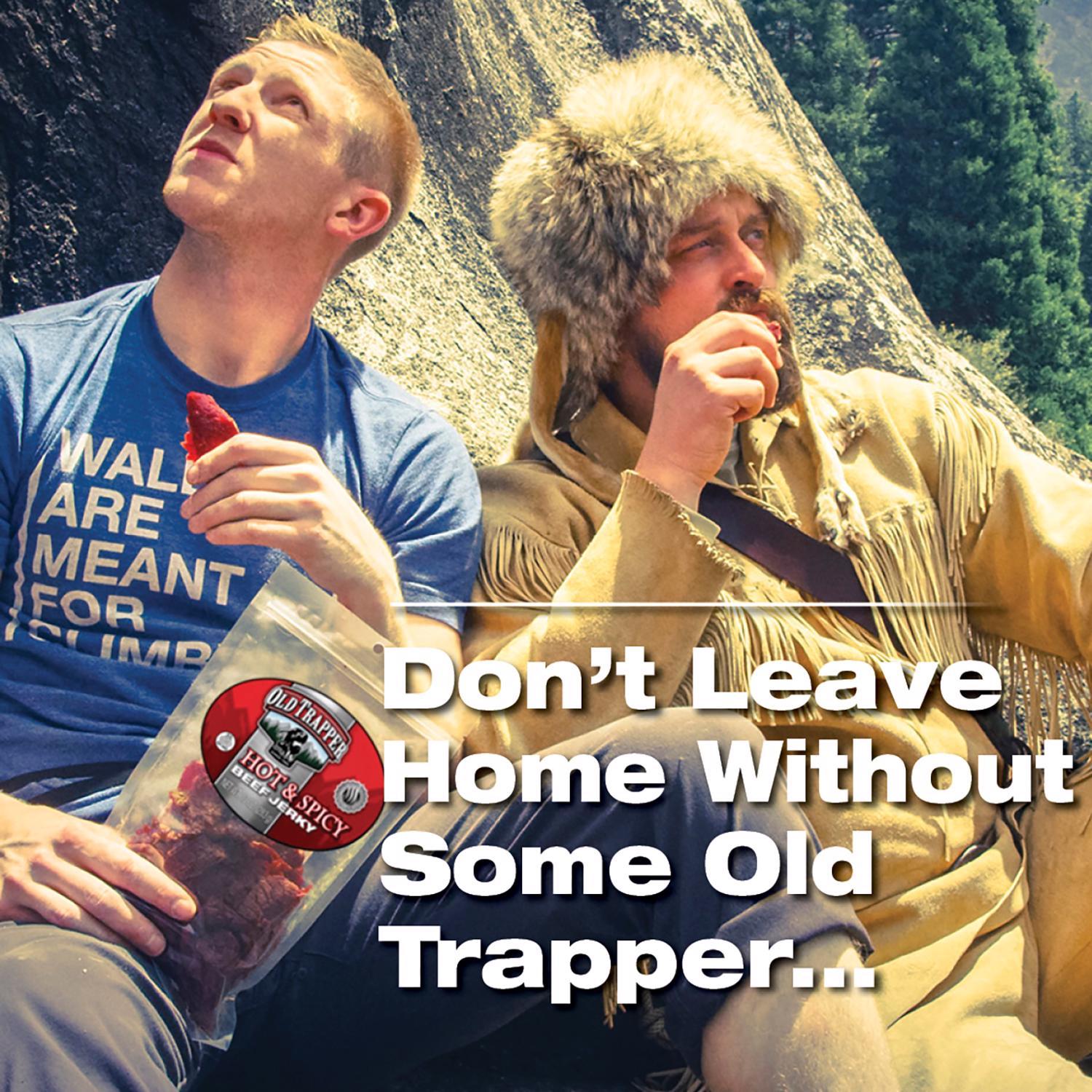 Old Trapper Hot & Spicy Beef Jerky 10 oz Bagged