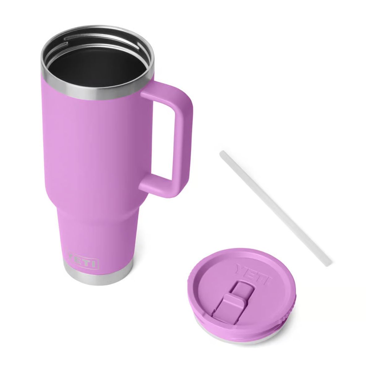 YETI Rambler 40 oz. Desert Bloom BPA Free Travel Straw Mug