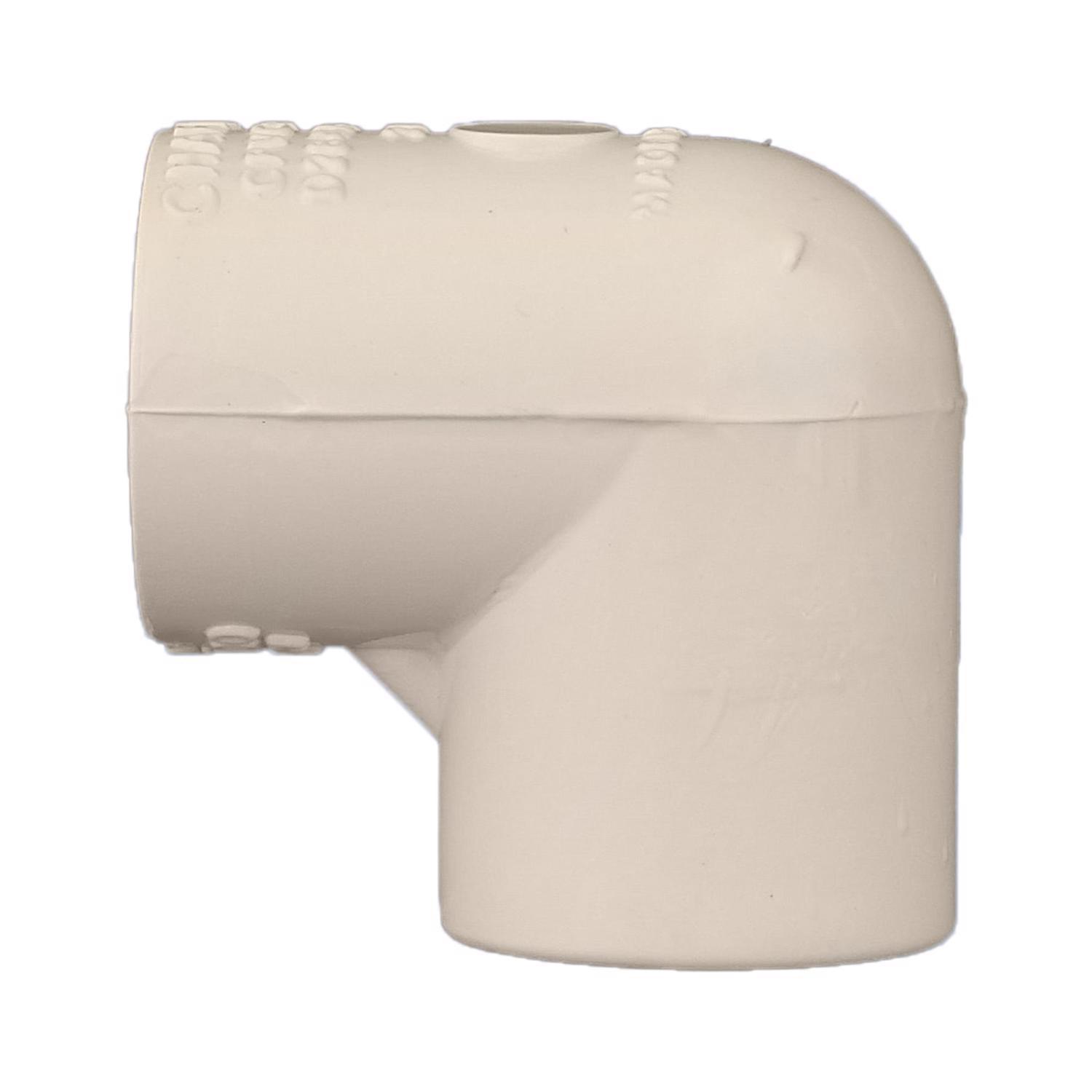 Charlotte Pipe Flowguard 1/2 in. Socket X 1/2 in. D Socket CPVC 90 Degree Elbow 1 pk