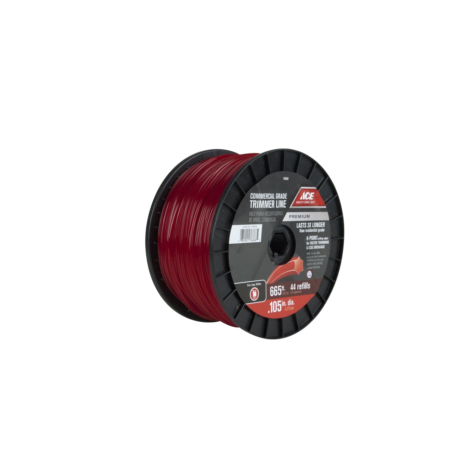 Ace Premium Commercial Grade 0.105 in. D X 665 ft. L Trimmer Line