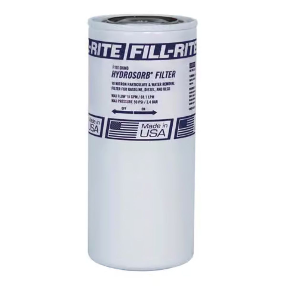 Fill-Rite Nickel Plated Hydrosorb Spin-On Filter 18 gpm