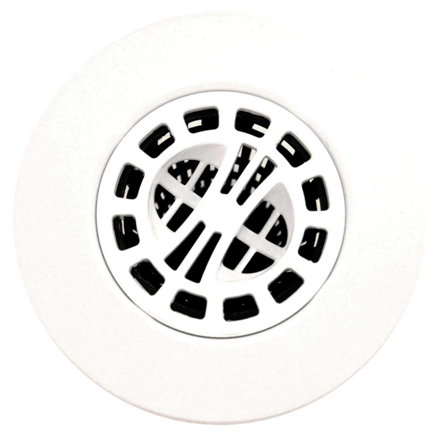 Ace Gloss Plastic/Stainless Steel Hair Catcher Shower Drain Cover