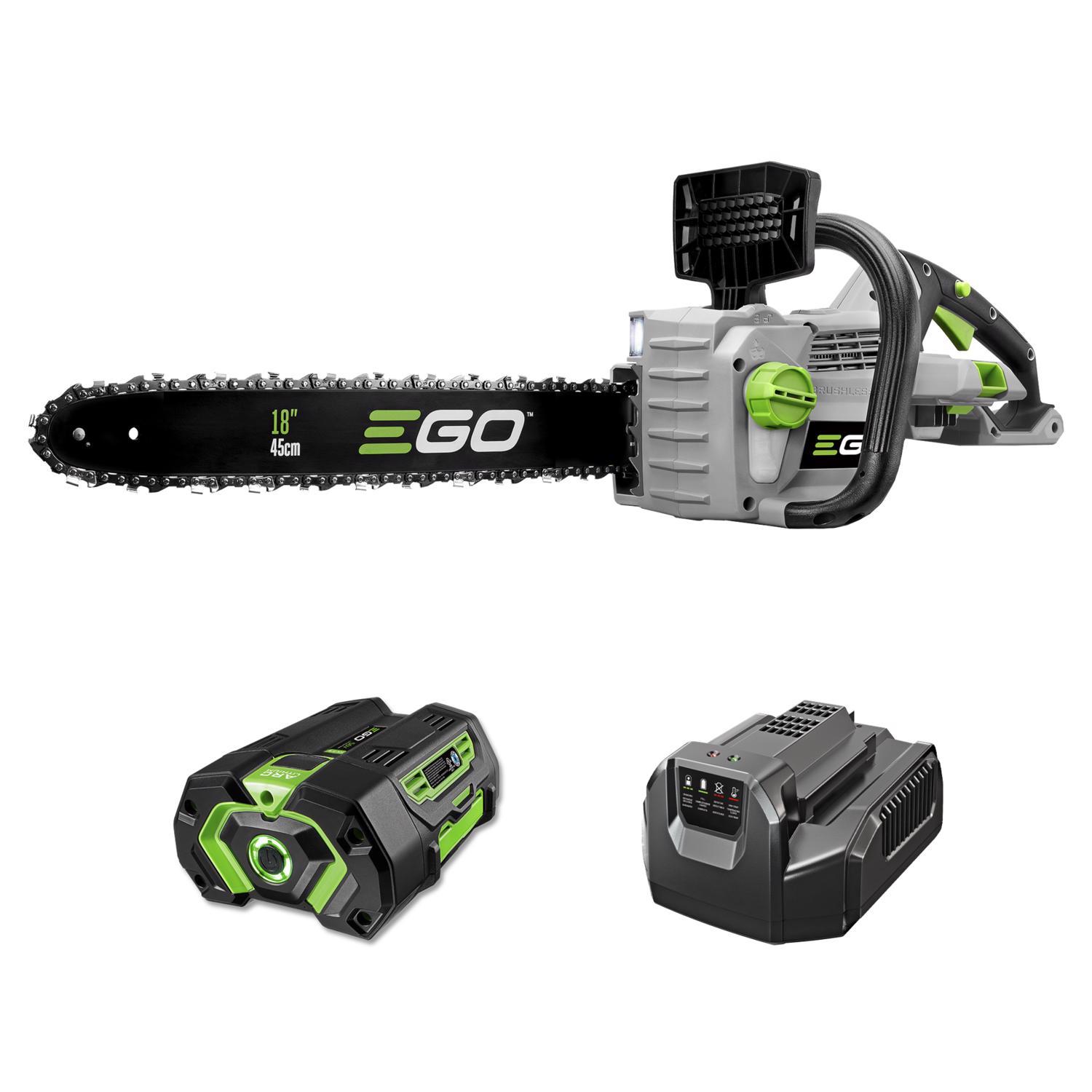 EGO Power+ CS1804 18 in. 56 V Battery Chainsaw Kit (Battery & Charger)