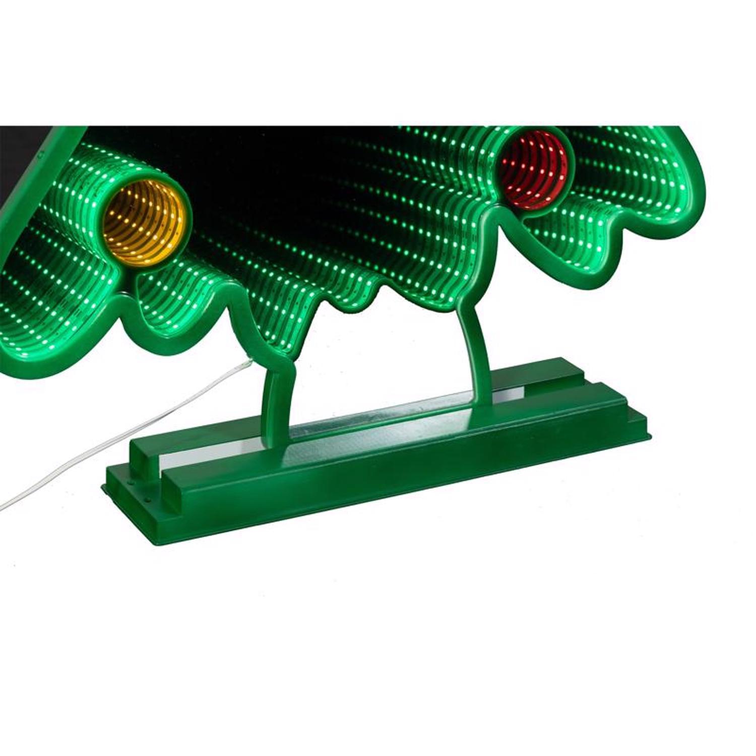 Celebrations LED Infinity Christmas Tree 30 in. Yard Decor