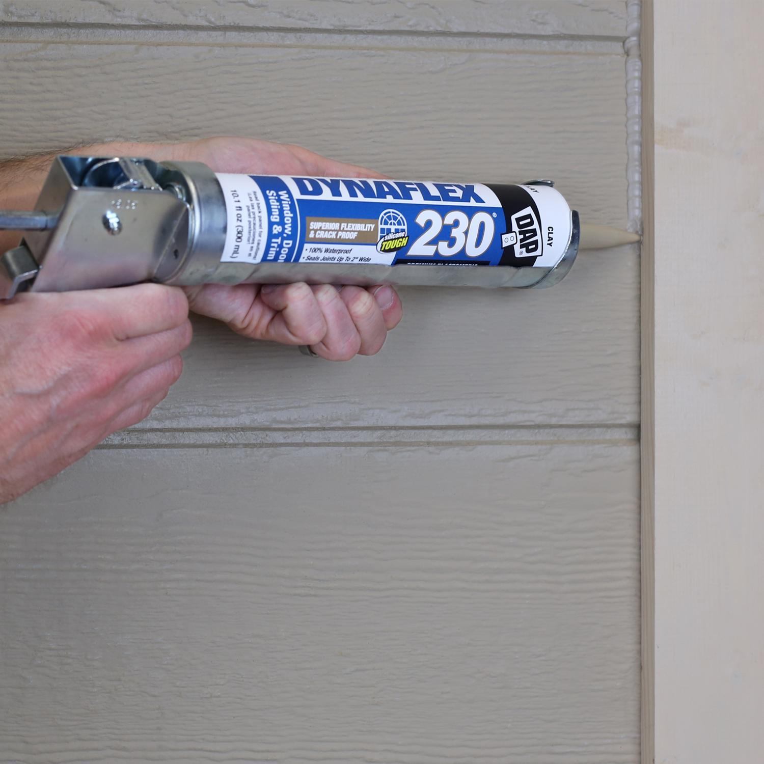 DAP Dynaflex 230 Clay Premium Latex Door/Siding/ Window Sealant 10.1 oz
