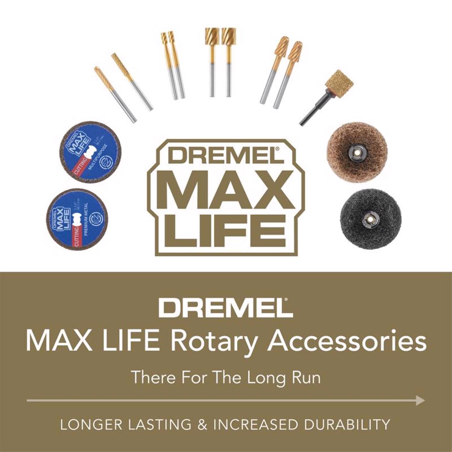 Dremel 1/8 in. X 1.5 in. L X 0.12 in. W High Speed Steel Cylindrical High Speed Cutter Multi-Materia