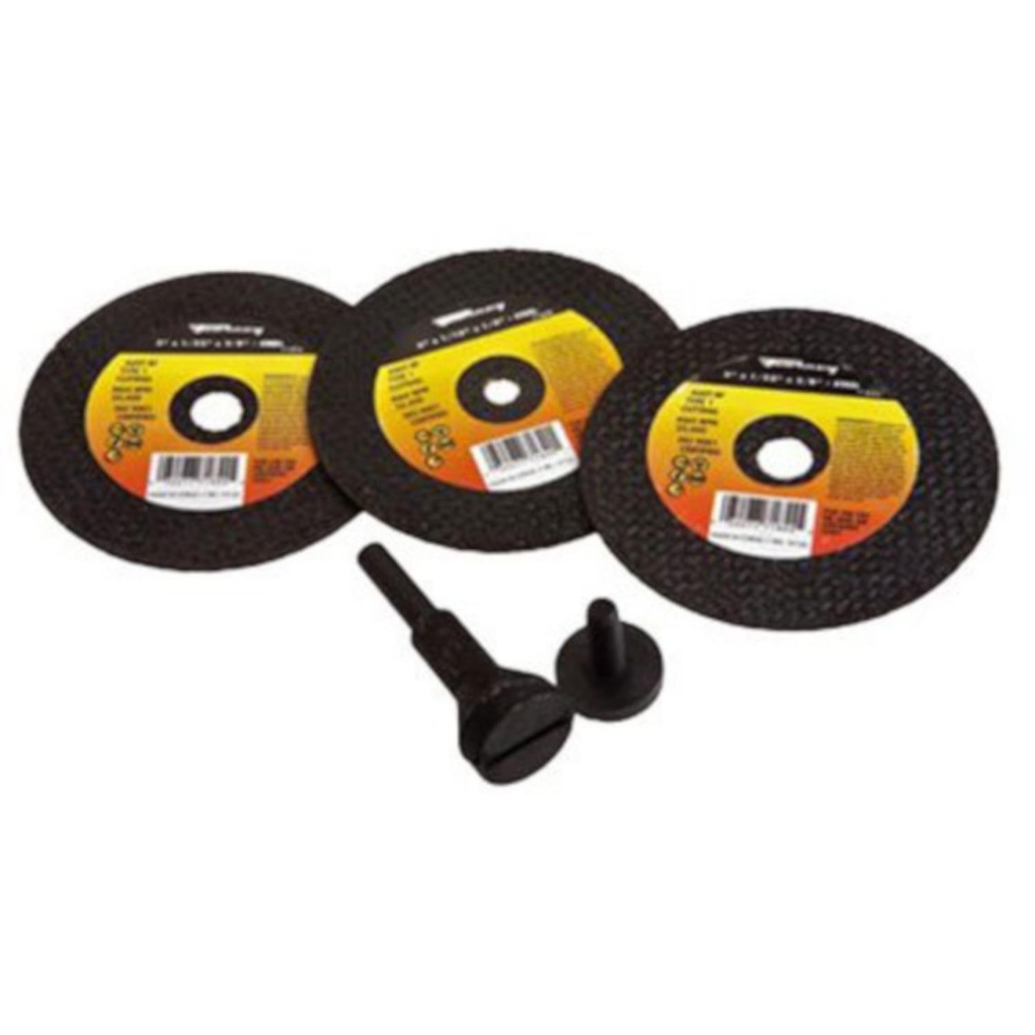 Forney 3 in. D X 7/8 in. X.040 in. thick Aluminum Oxide Cut-Off Wheel Kit 1 pc