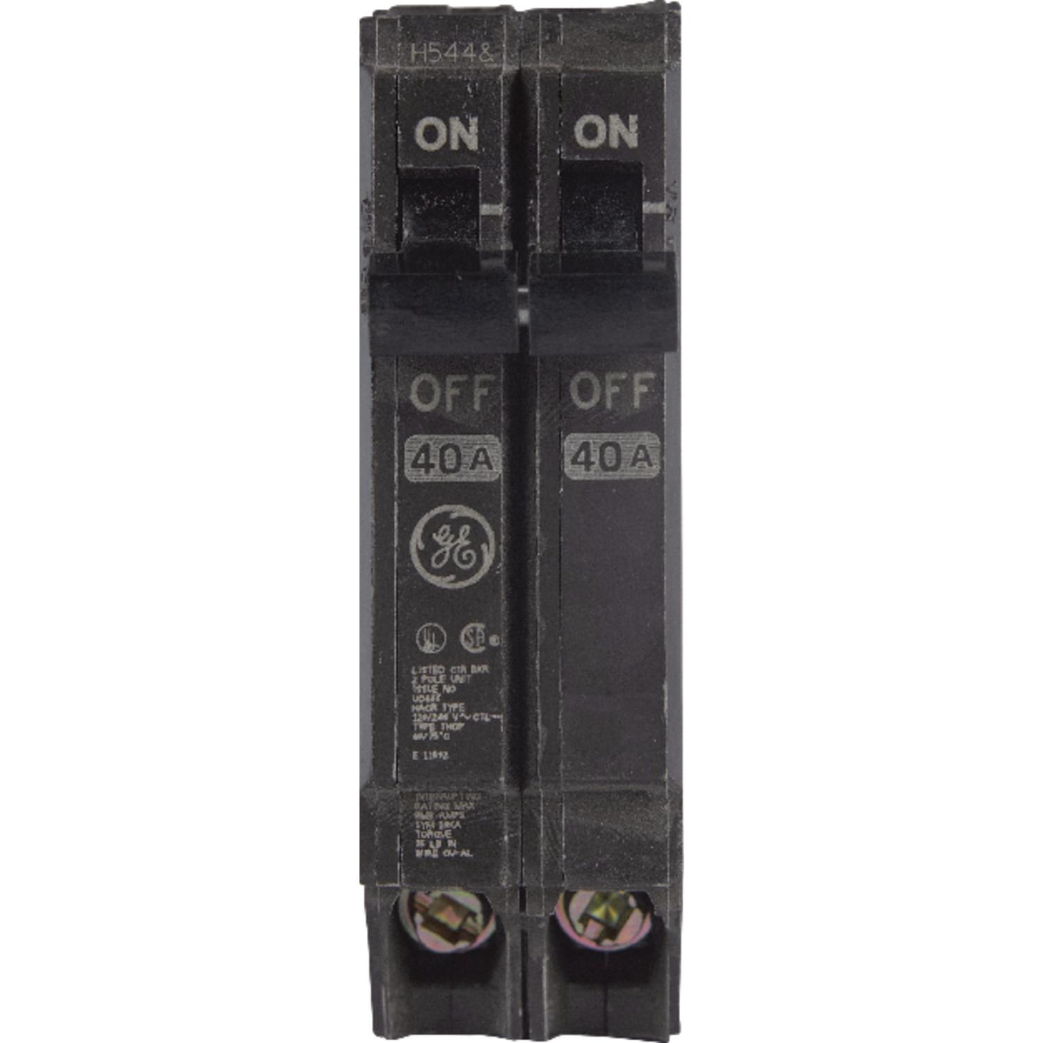 GE Q-Line 40 amps Standard 2-Pole Circuit Breaker