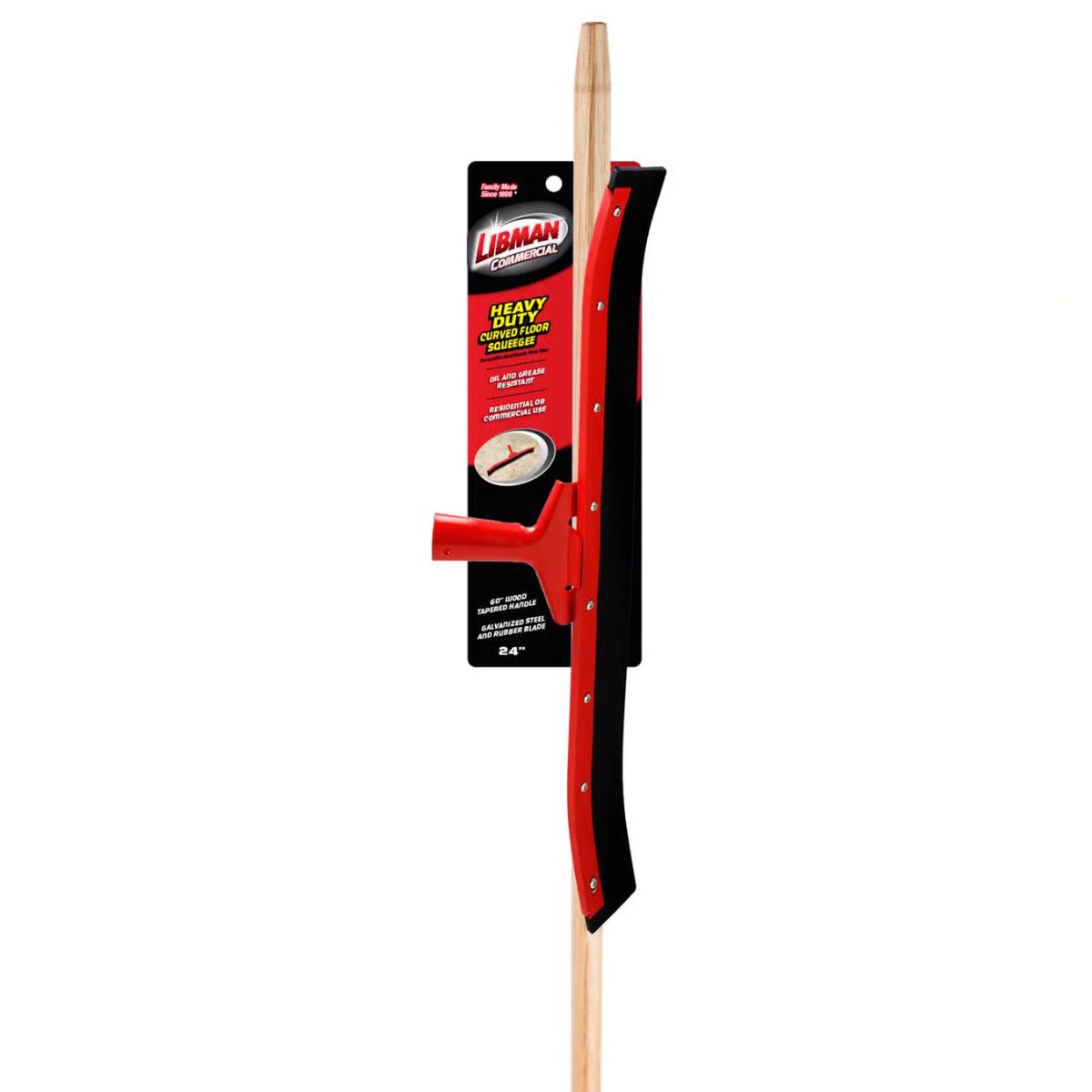 Libman Heavy Duty 24 in. W Rubber Floor Squeegee