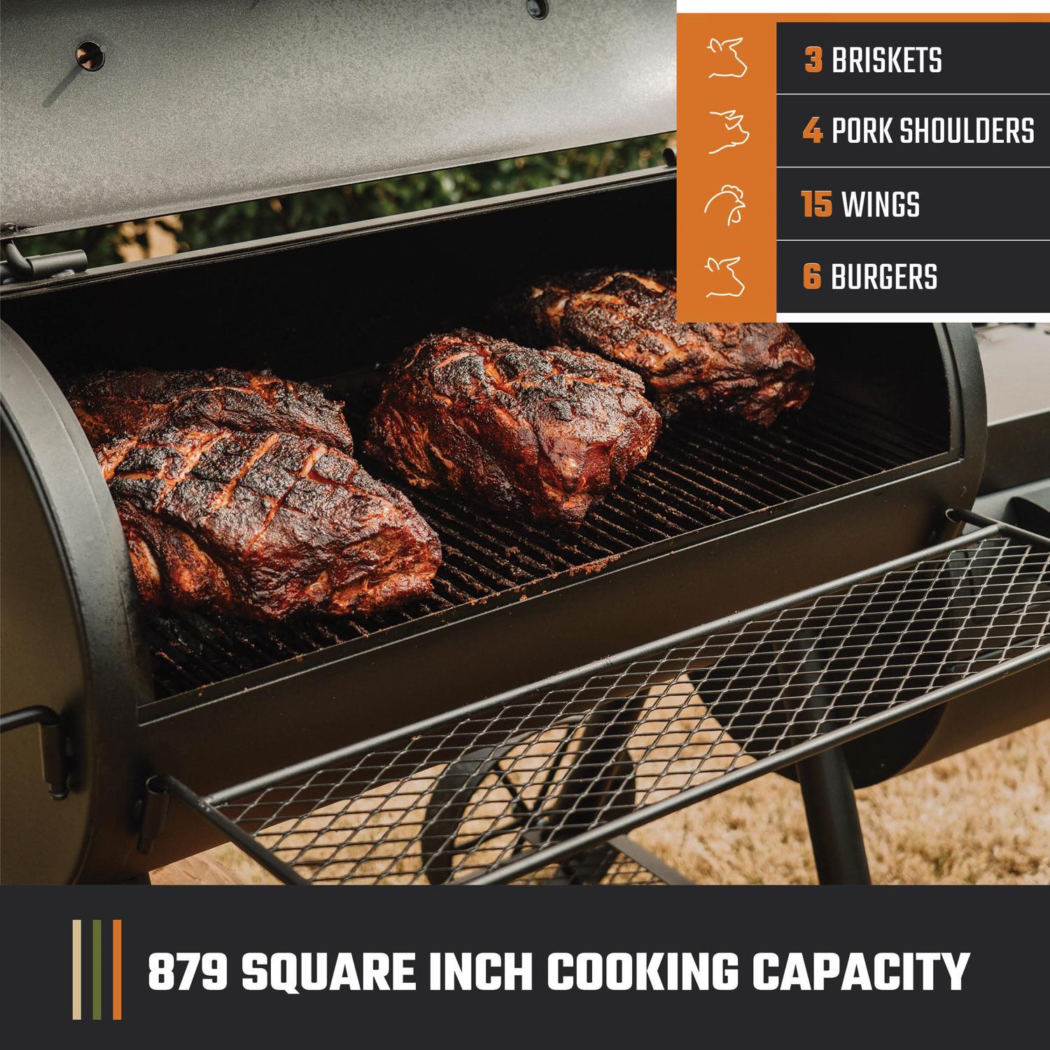 Oklahoma Joe's Charcoal Offset Smoker Black