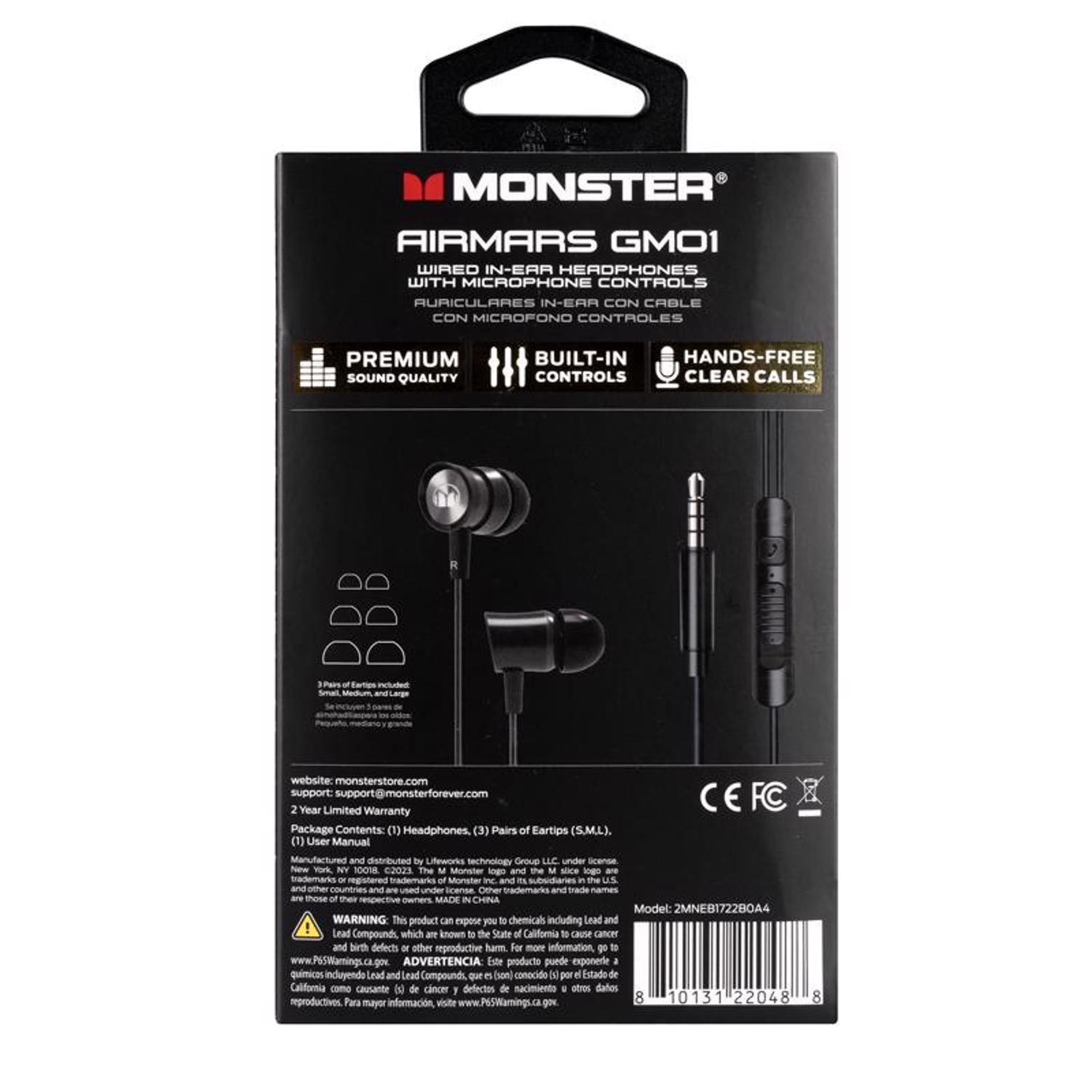 Monster Airmars Earphone 1 pk