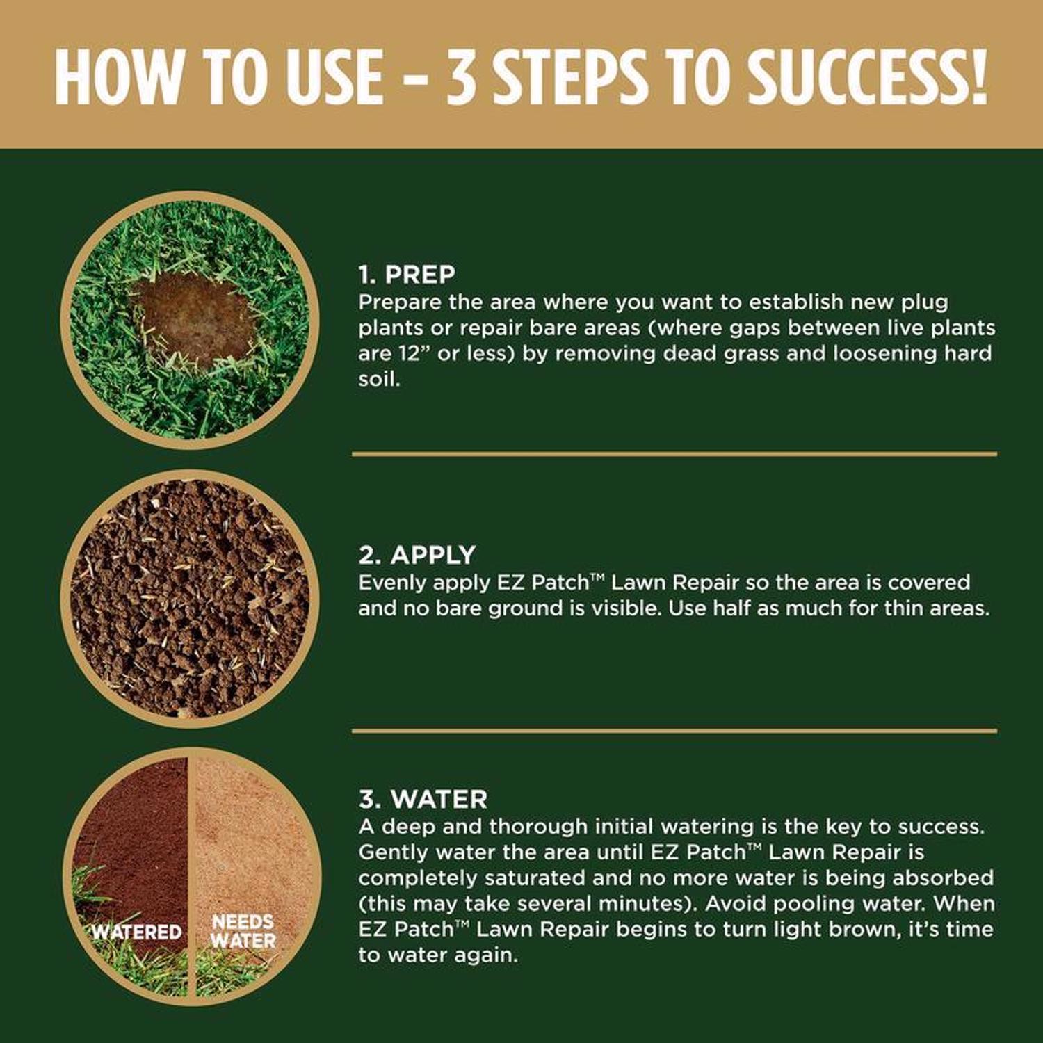 Scotts EZ Patch Brown Fertilizer and Mulch 3.75 cu ft