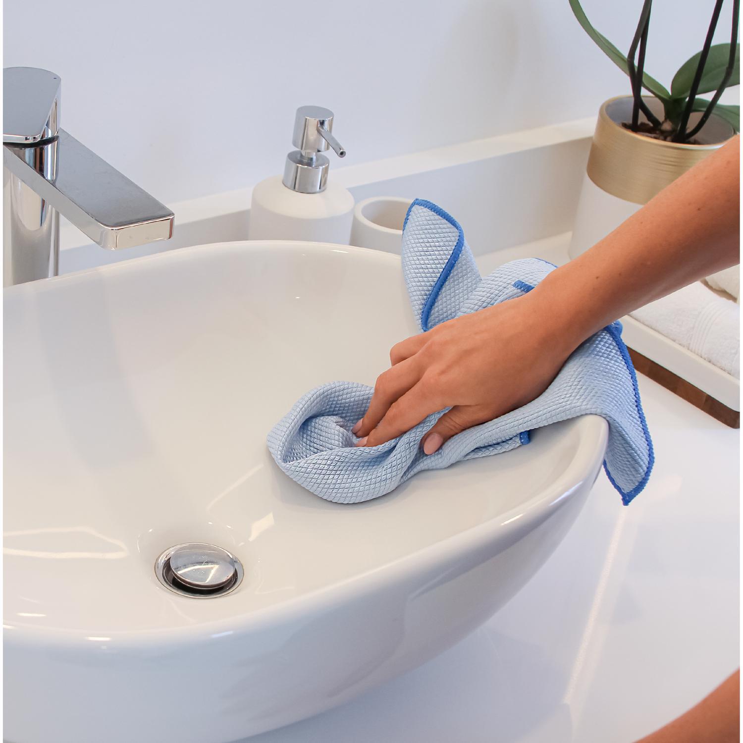 Unger Professional Grade Microfiber Cleaning Towel 18 in. W X 18 in. L 3 pk