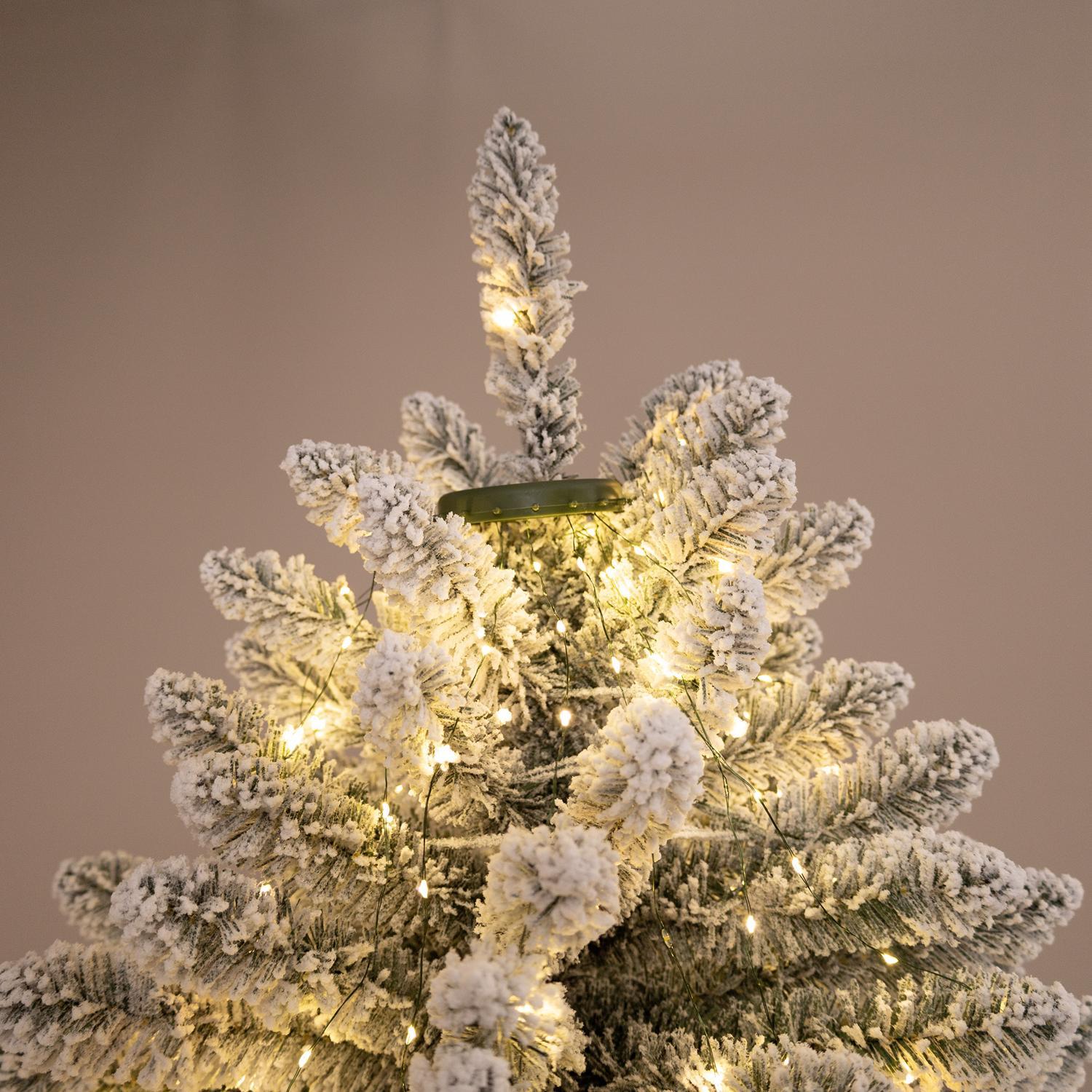 Holiday Bright Lights 7 ft. Full LED 1282 ct King Pine Color Changing Christmas Tree