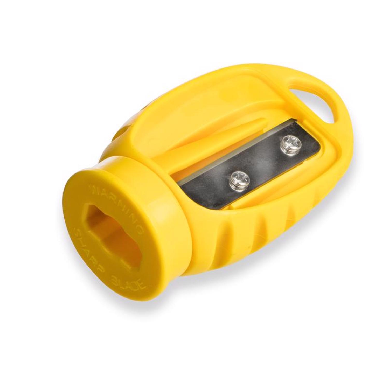 C.H. Hanson 9.37 in. L Carpenter Pencil Sharpener Yellow 1 pc