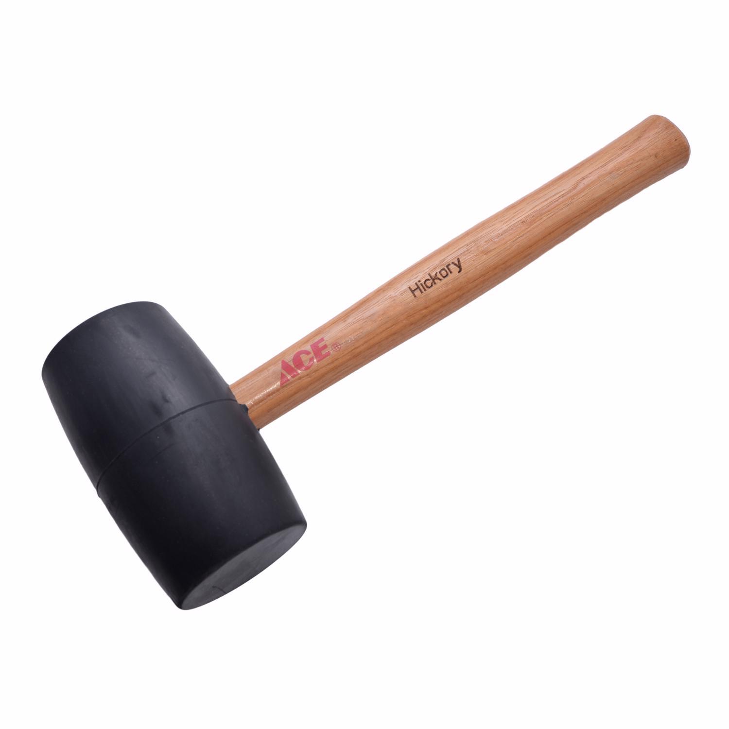 Ace 32 oz Mallet Rubber Head Hickory Handle