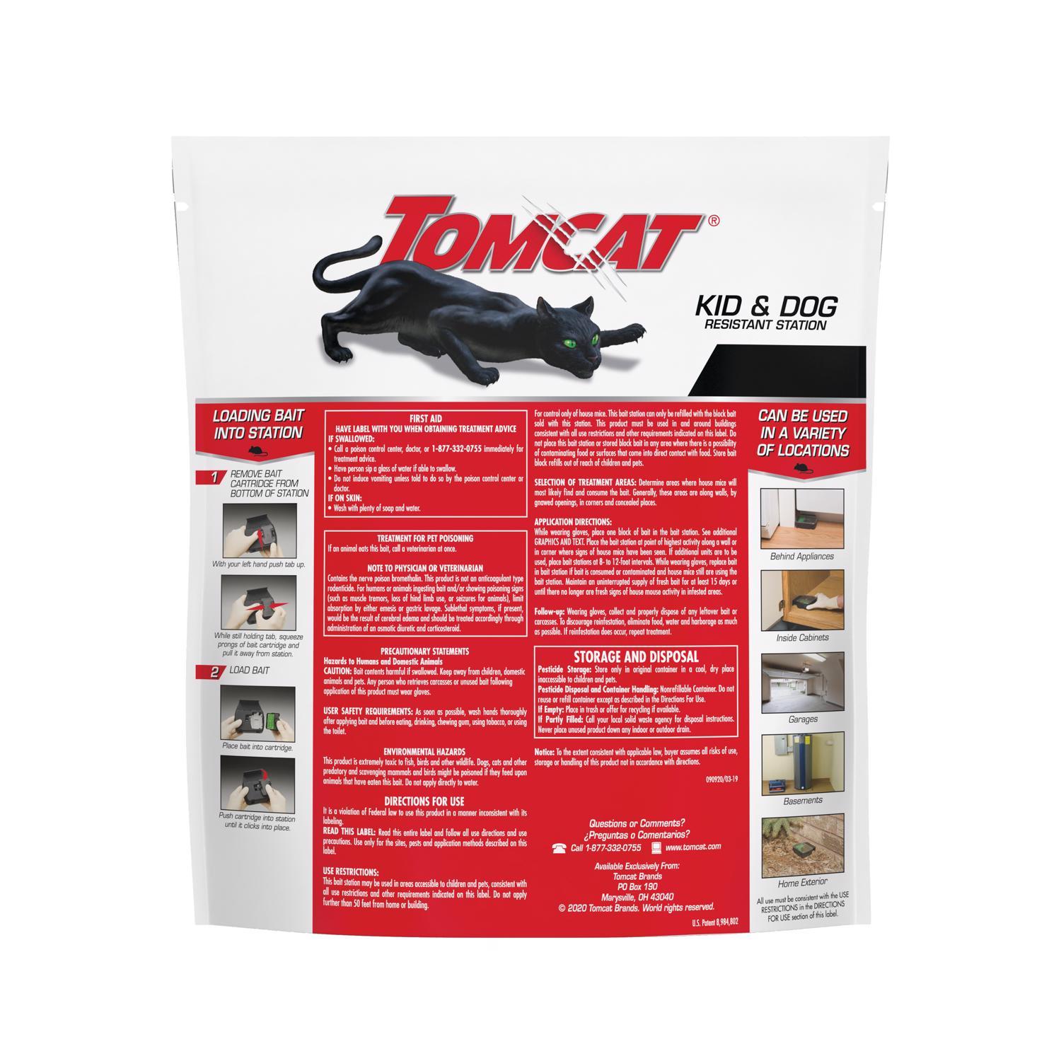 Tomcat Bait Station Blocks For Mice 1 pk