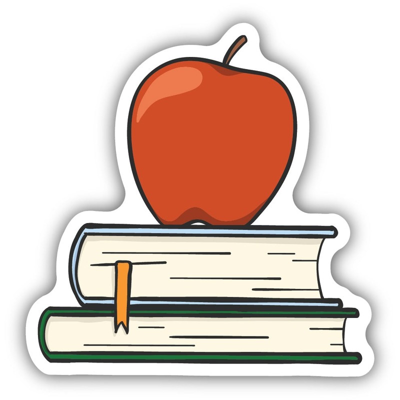 Sticker Northwest Books and Apple Sticker