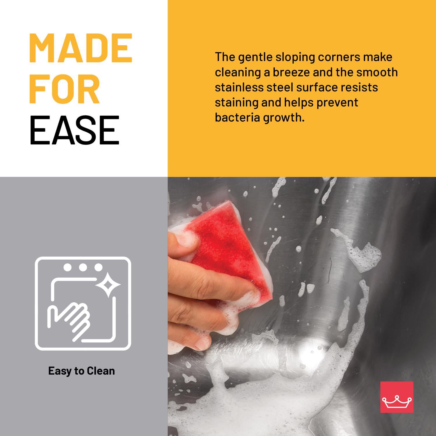 Kindred Creemore Stainless Steel Top Mount 33 in. W X 22 in. L Double Bowl Kitchen Sink Silver