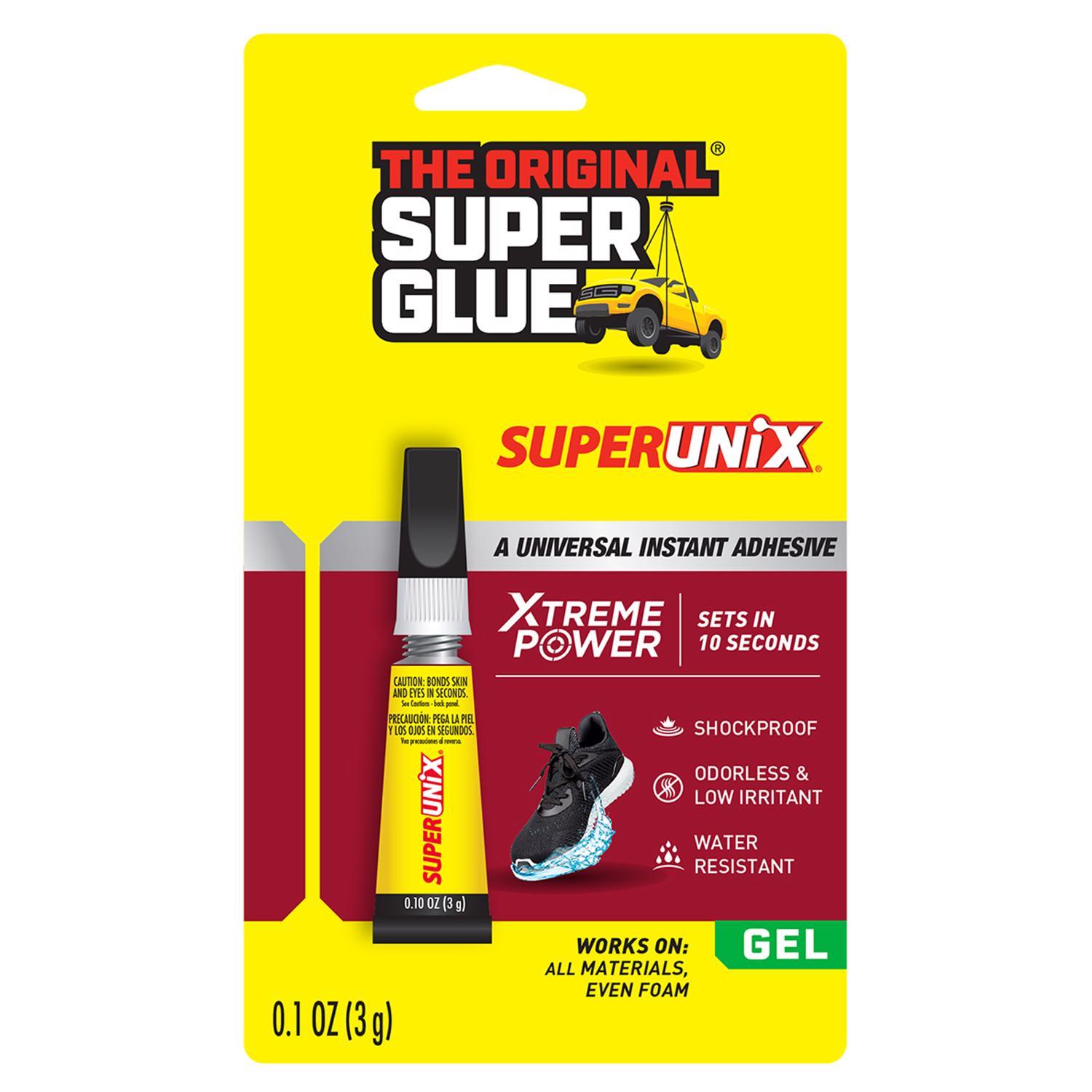 The Original Super Glue Superunix Super Strength Cyanoacrylate Instant Bond Adhesive 0.1 oz