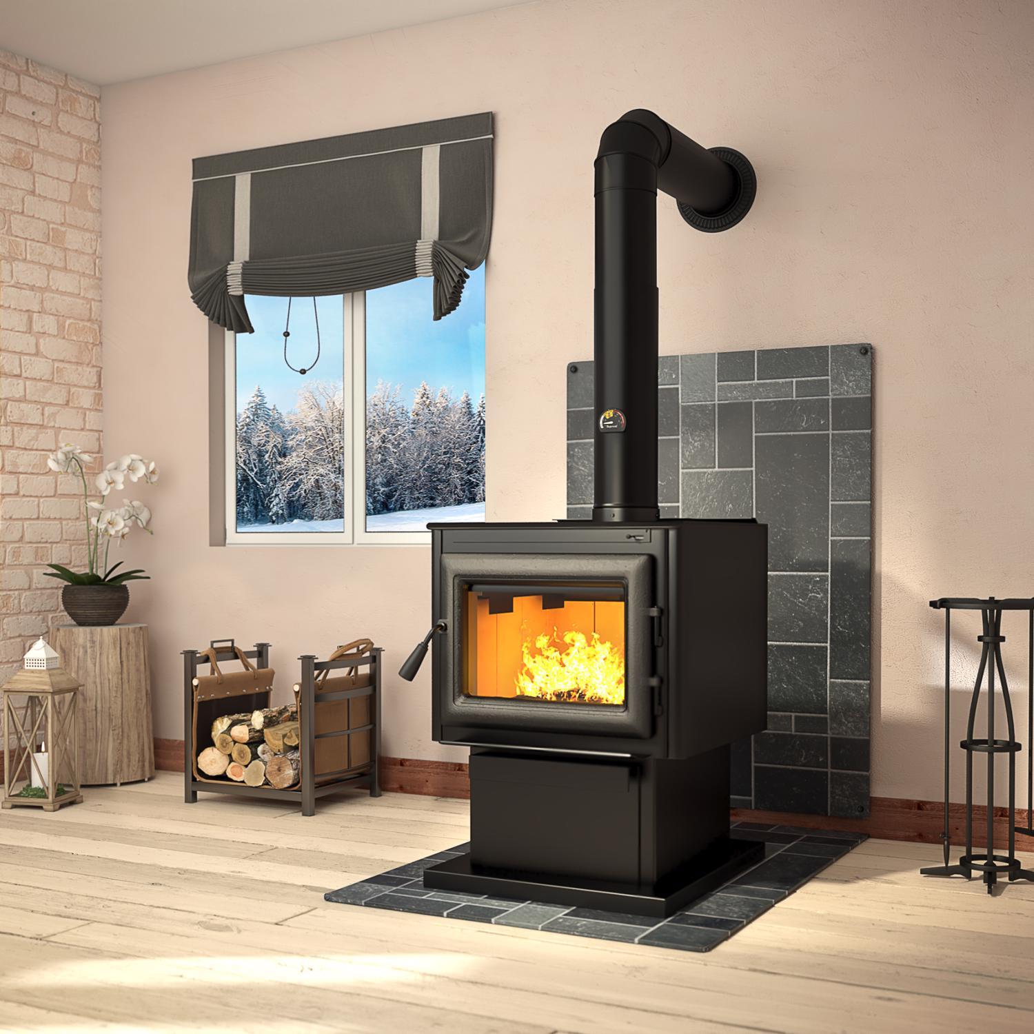 Imperial 6 in. D X 24 in. L Steel Stove Pipe