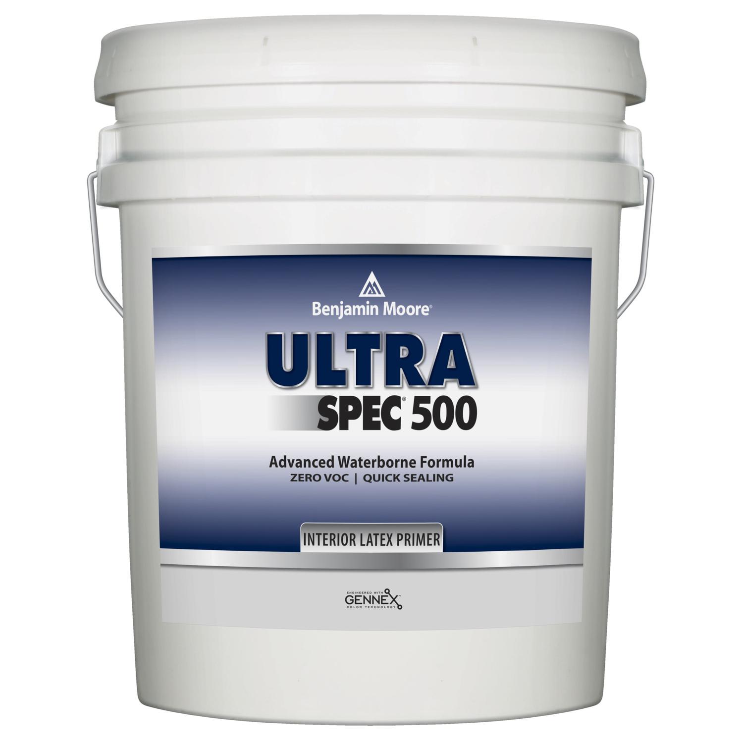 Benjamin Moore Ultra Spec White Flat Acrylic Copolymer Primer 5 gal