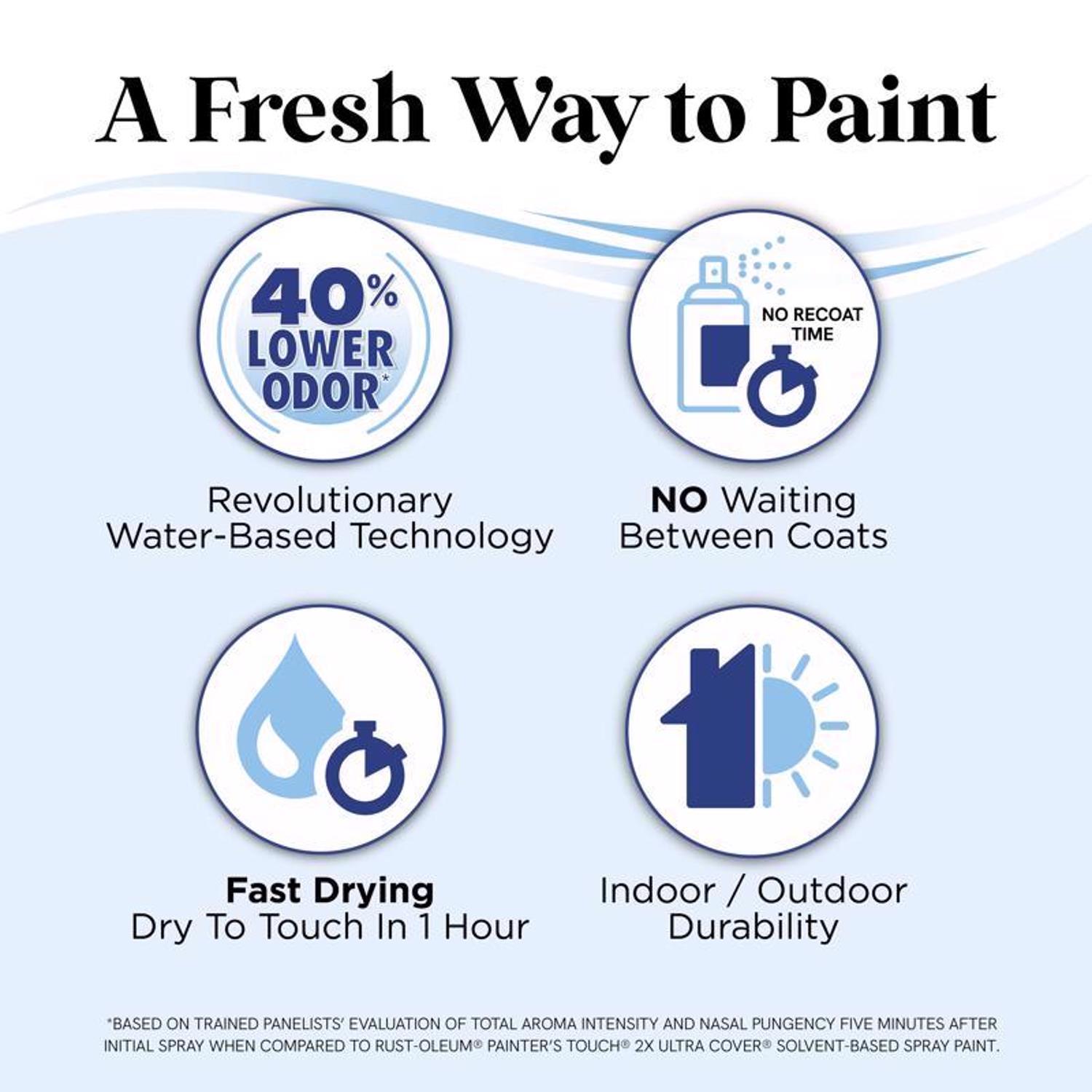 Rust-Oleum Low Odor Gloss Blackout Spray Paint 11 oz.