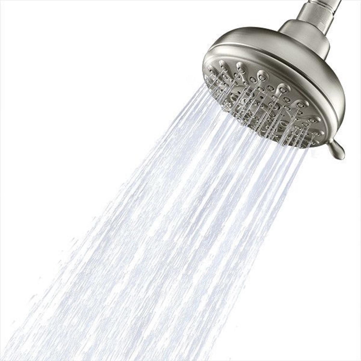 Moen Banbury Brushed Nickel 5 settings Wallmount Showerhead 1.75 gpm