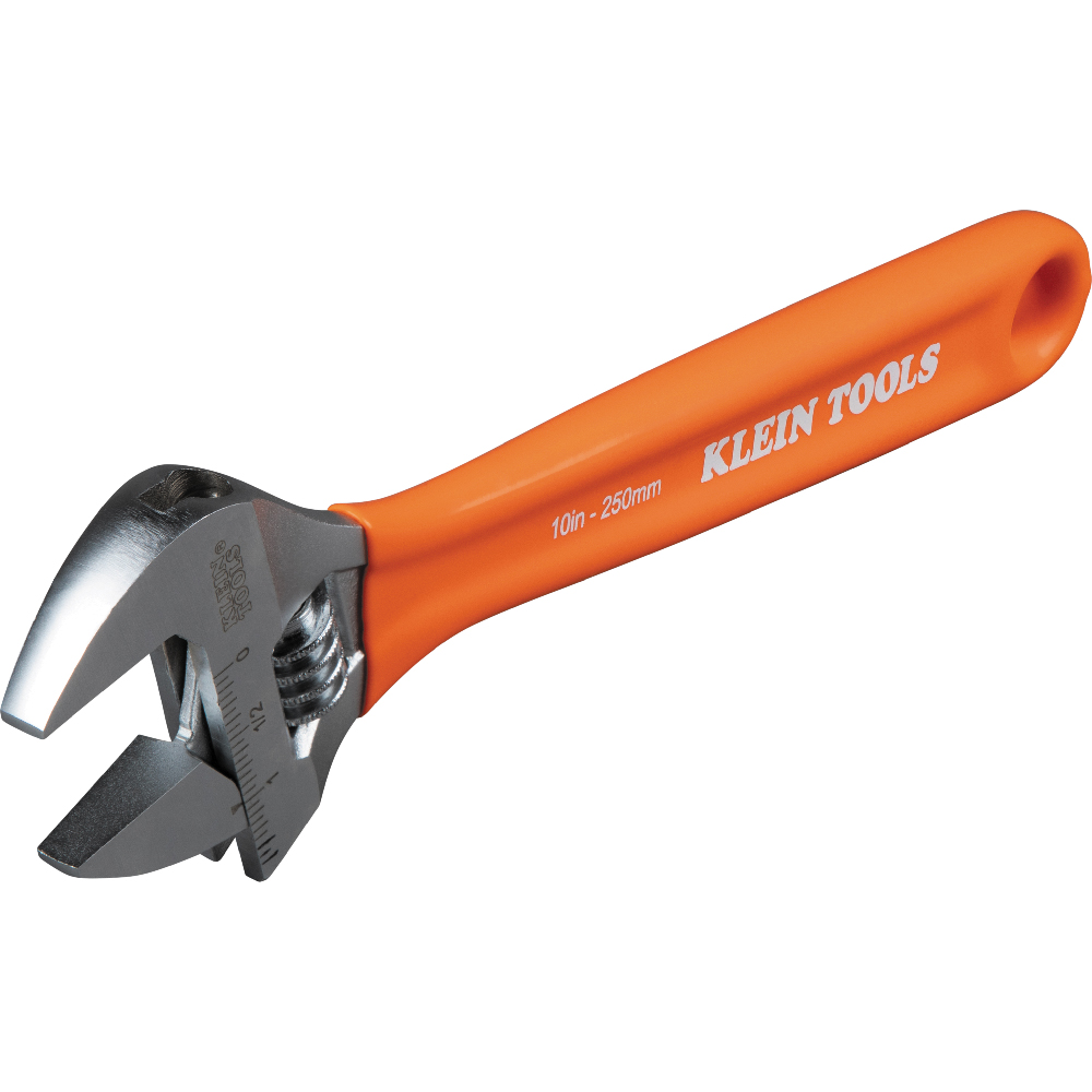 Klein Extra-Capacity Adjustable Wrench, 10-in.