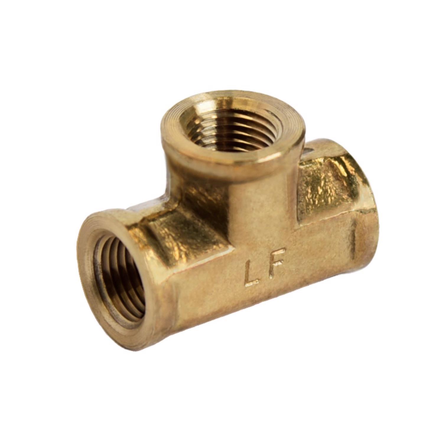 ATC 1/8 in. FPT 1/8 in. D FPT Brass Tee