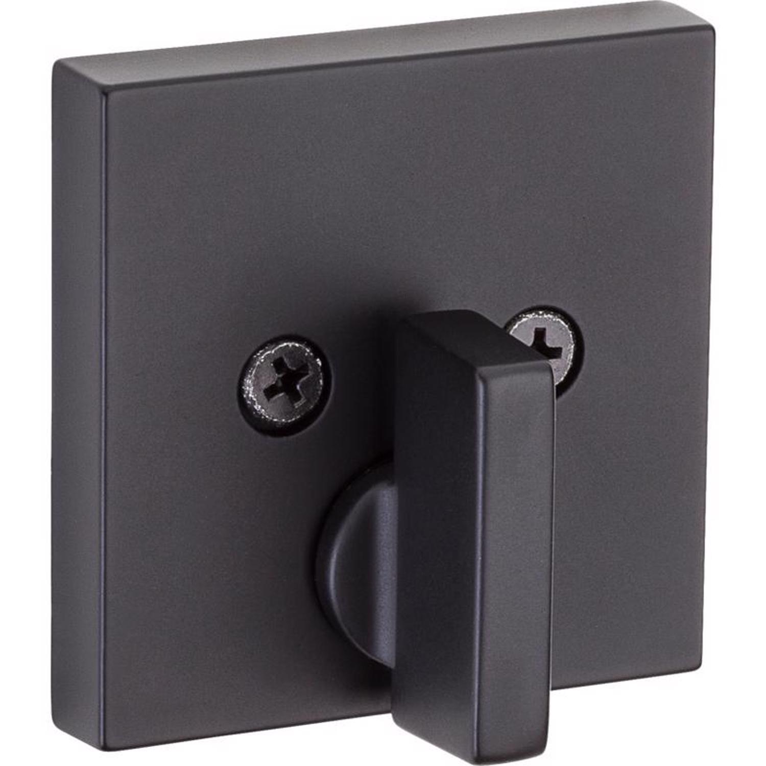 Kwikset Downtown Matte Black Zinc Single Cylinder Smart Key Deadbolt
