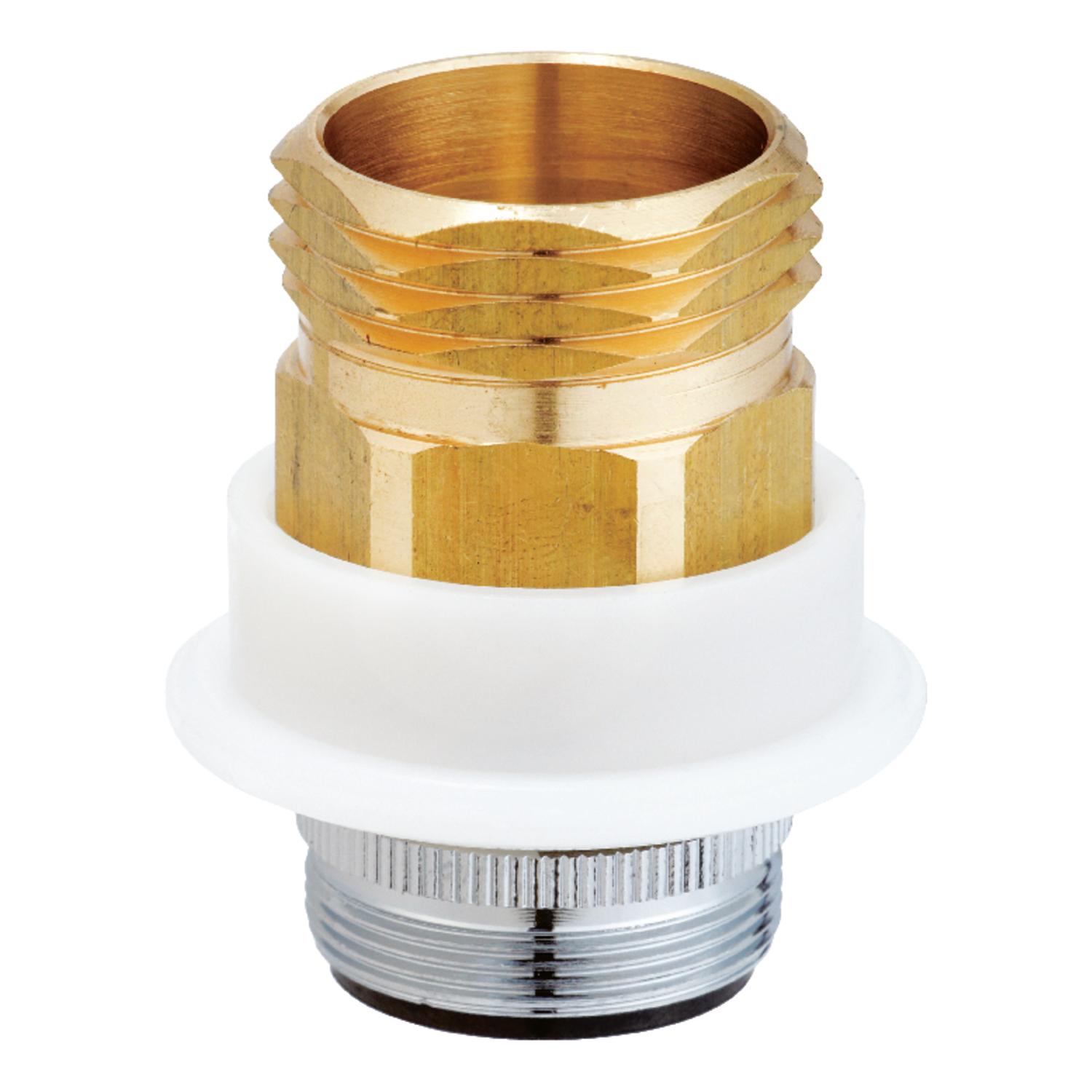 Ace Quick-Connect Dual Thread 15/16 in.-27 or 55/64 in. Chrome Aerator Adapter