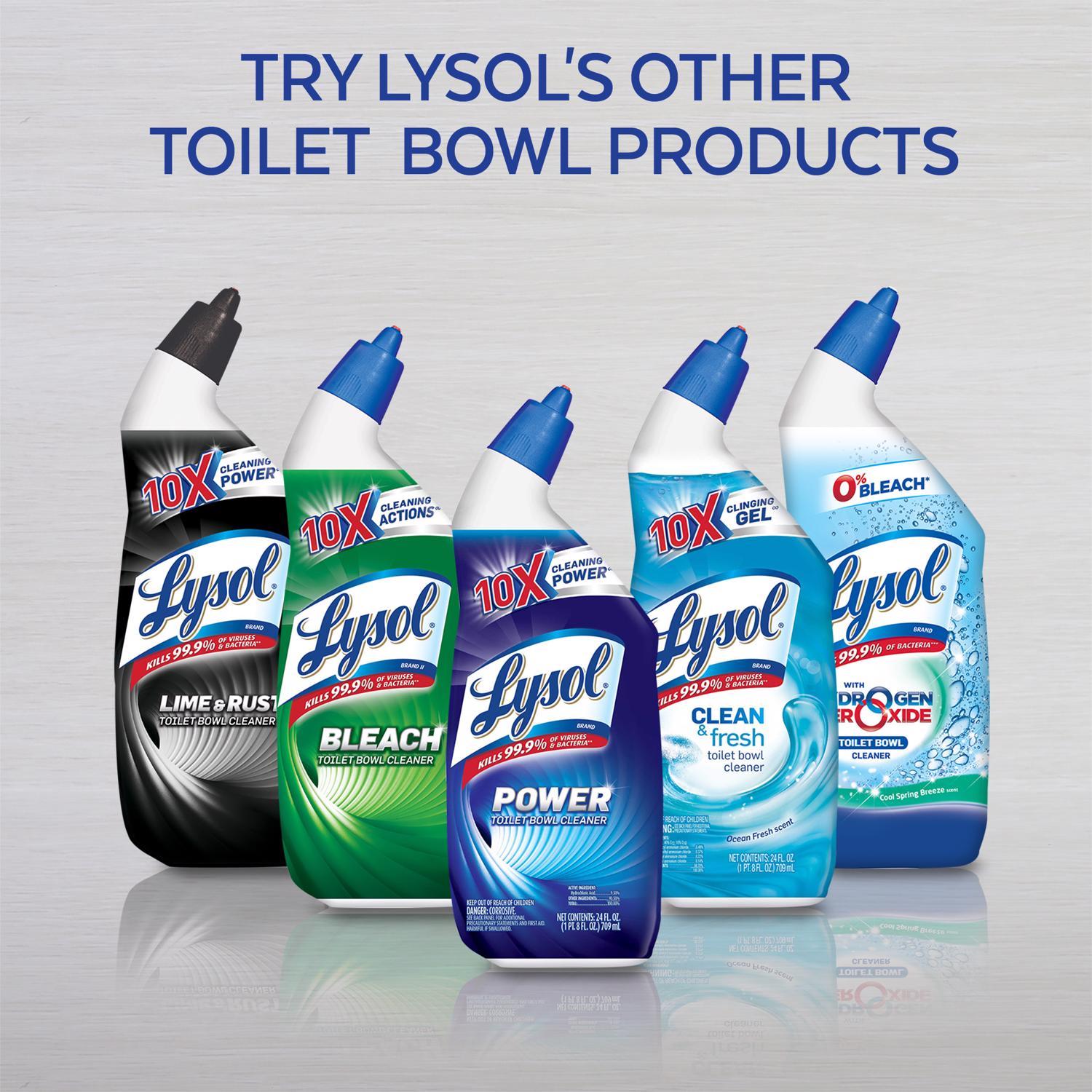 Lysol Clean Scent Toilet Bowl Cleaner 24 oz Liquid