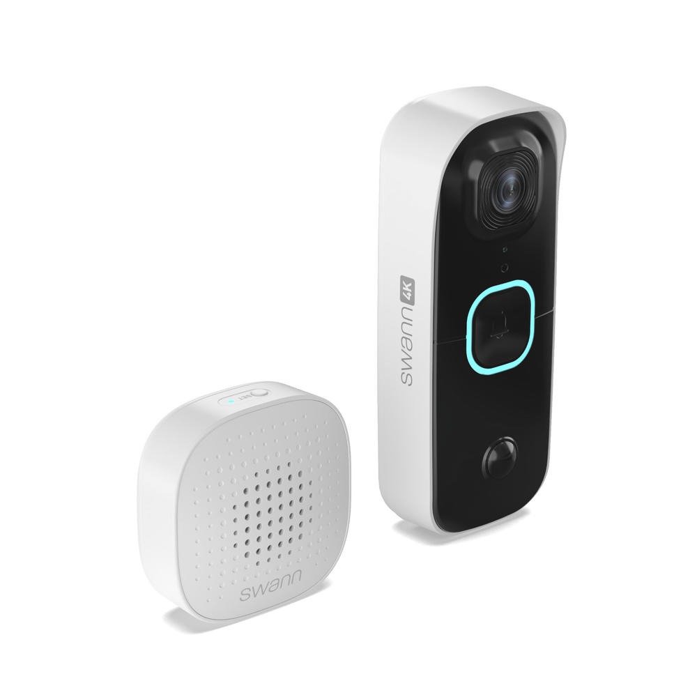 Swann Buddy 4K UHD Wireless Video Doorbell and Chime Speaker Unit