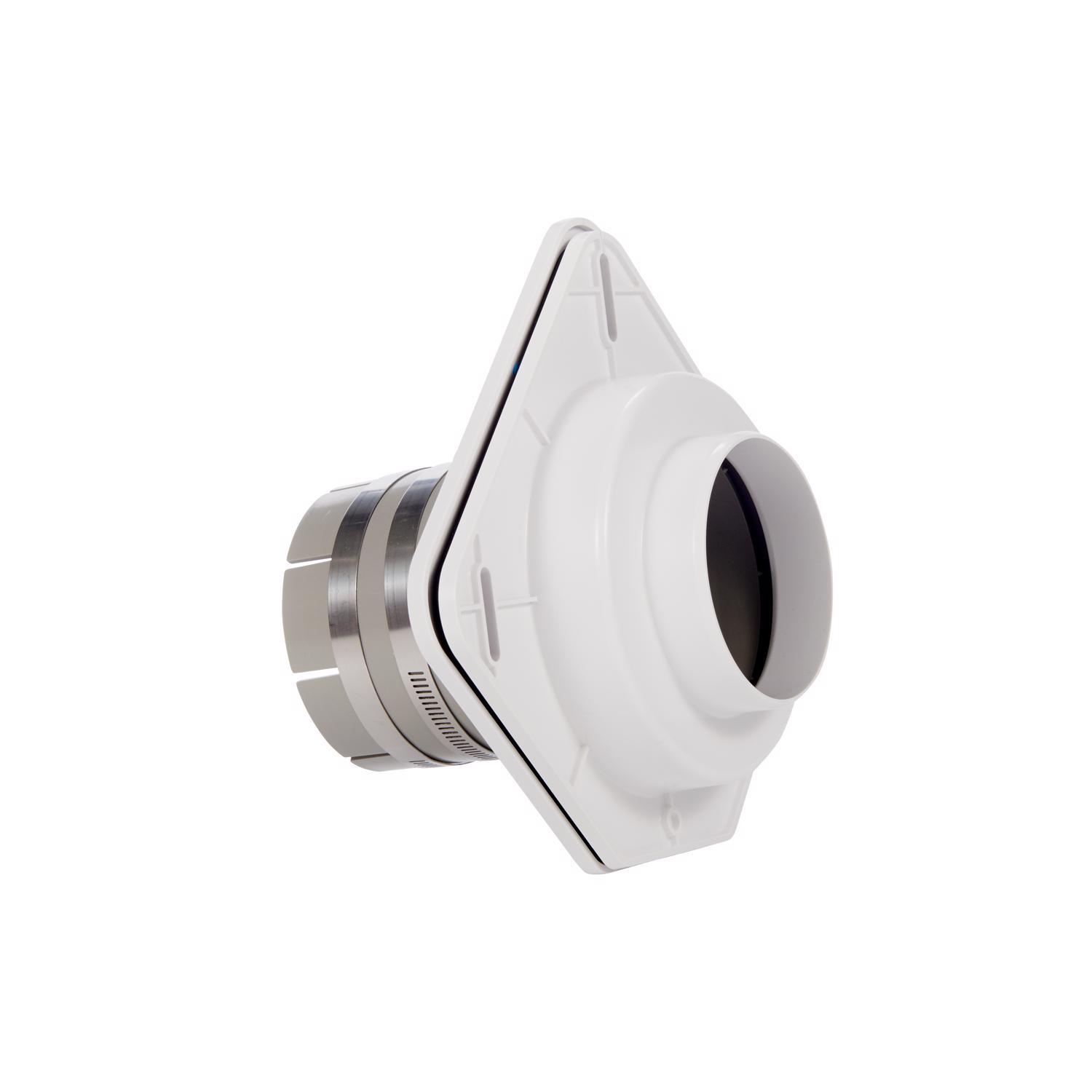 Gardus SnugDryer White Plastic Dryer Vent Kit