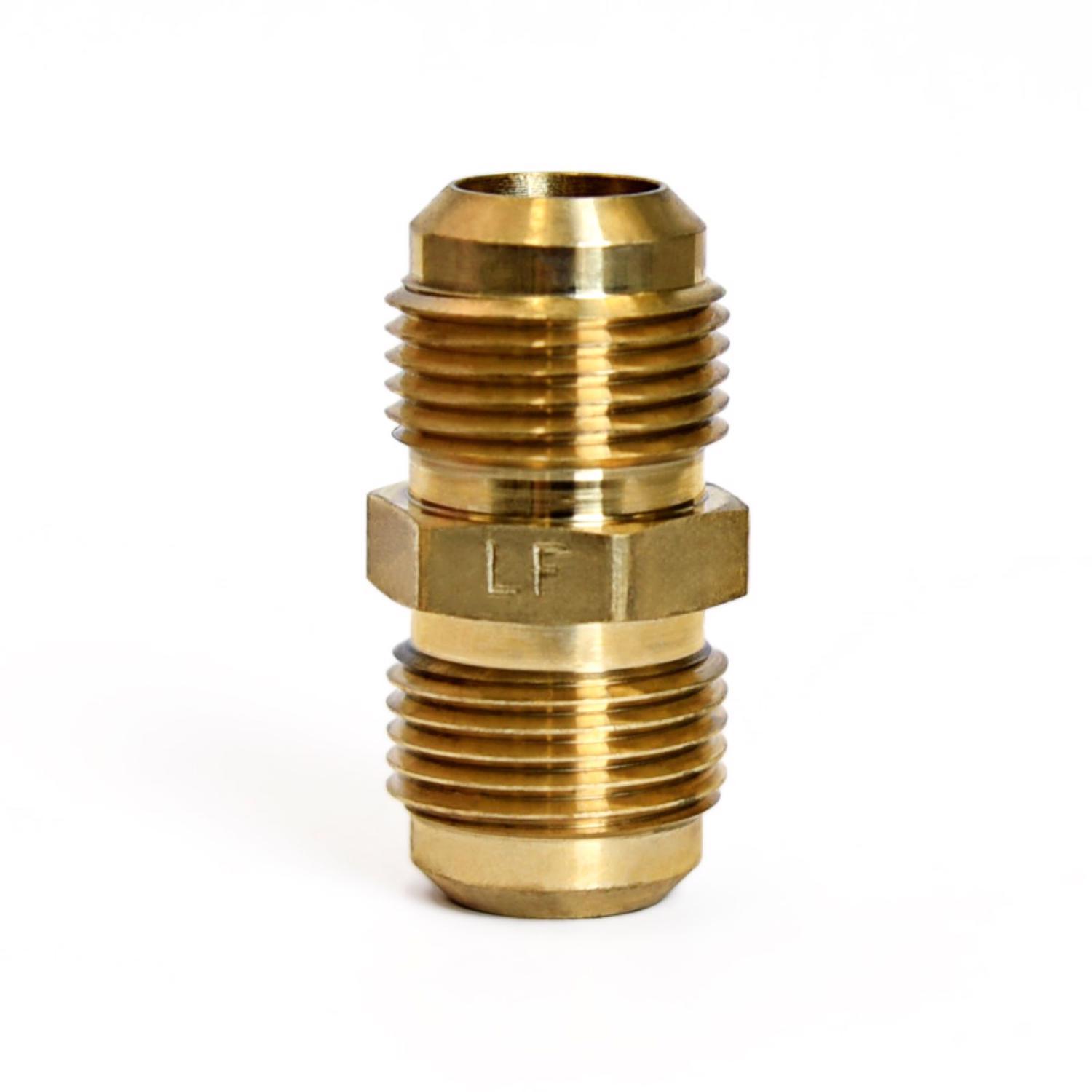ATC 5/8 in. Flare 5/8 in. D Flare Yellow Brass Union