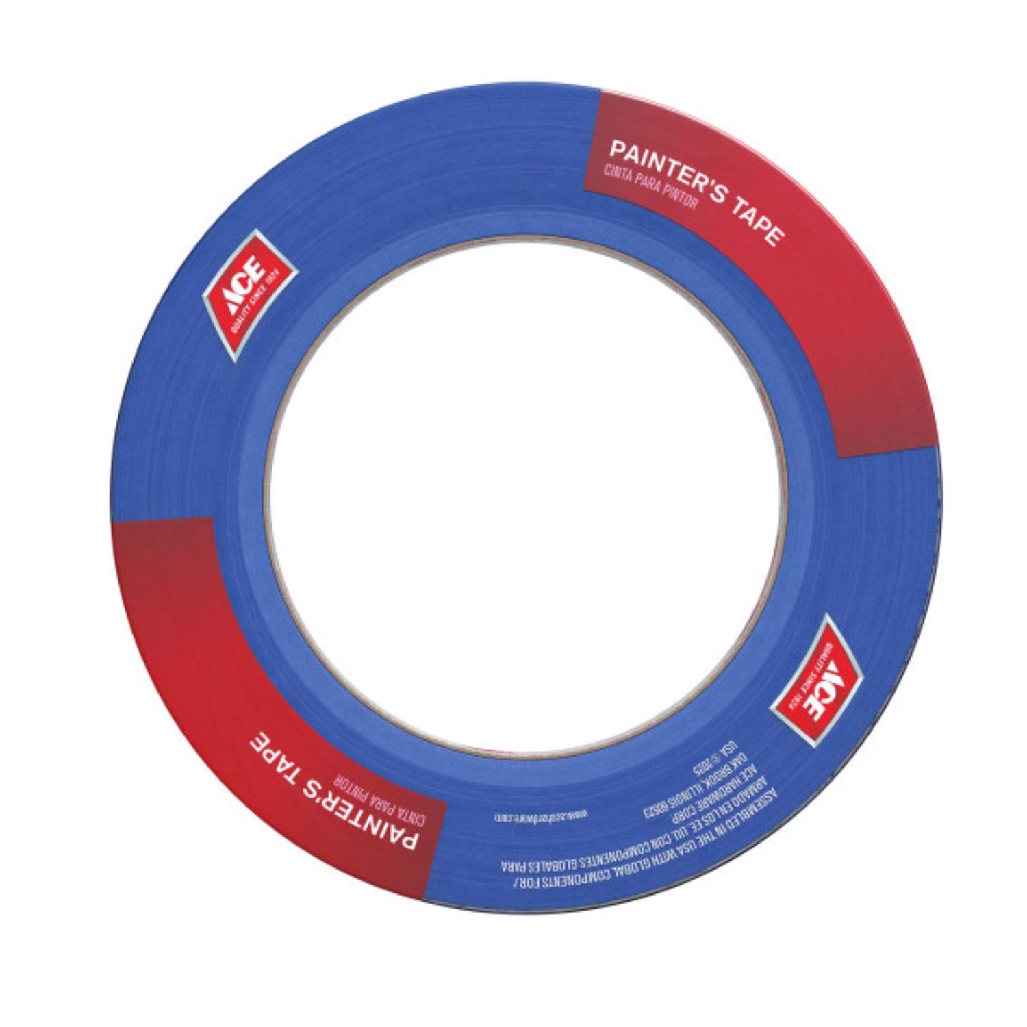 Ace Clean Release 0.94 in. W X 60 yd L Blue Medium Strength Painter's Tape 1 pk