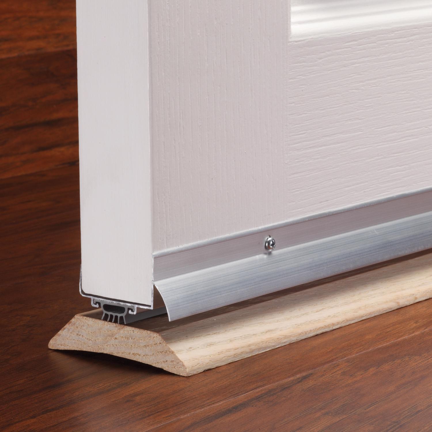 M-D Building Products Silver Aluminum Under Door Seal For Doors 36 in. L X 1.75 in.