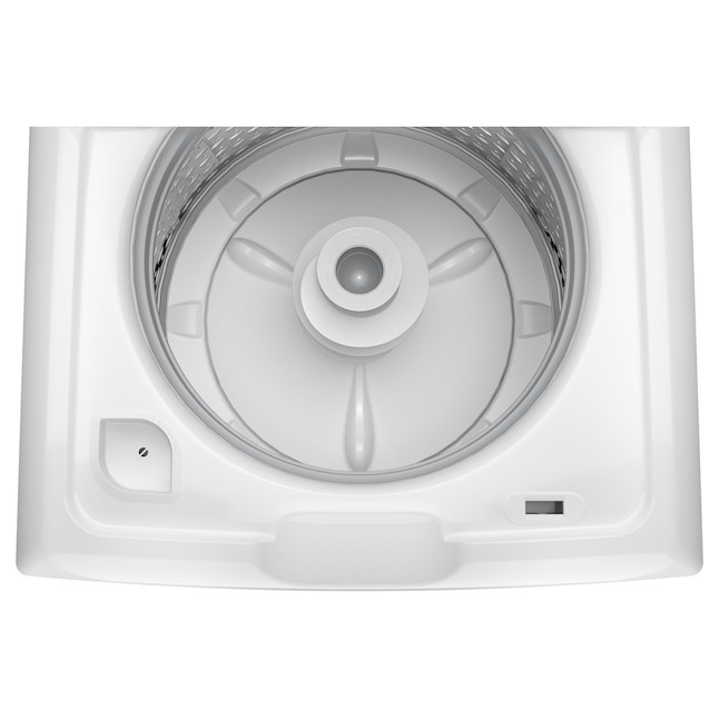GE 4.5-cu ft High Efficiency Agitator Medium Top-Load Washer, White