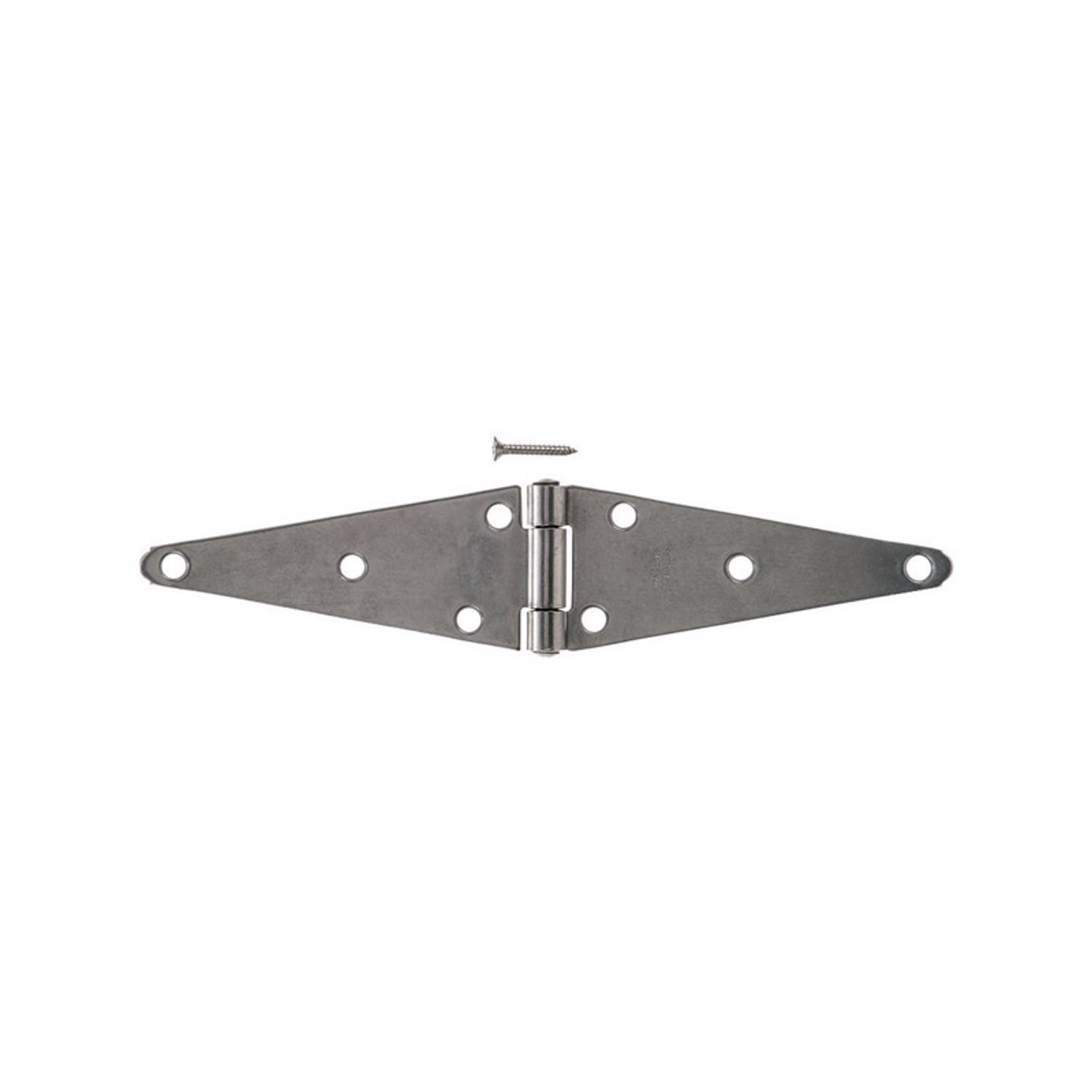 Ace 6 in. L Stainless Steel Heavy Duty Strap Hinge 1 pk
