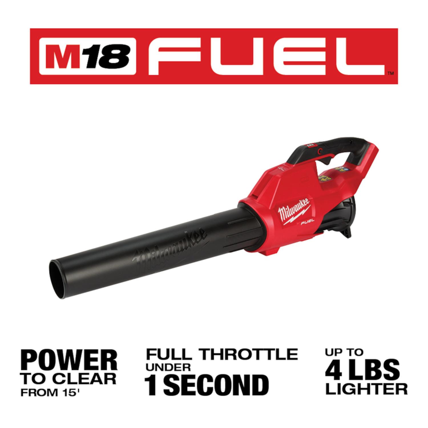 Milwaukee M18 FUEL 2724-20 120 mph 450 CFM 18 V Battery Handheld Leaf Blower Tool Only