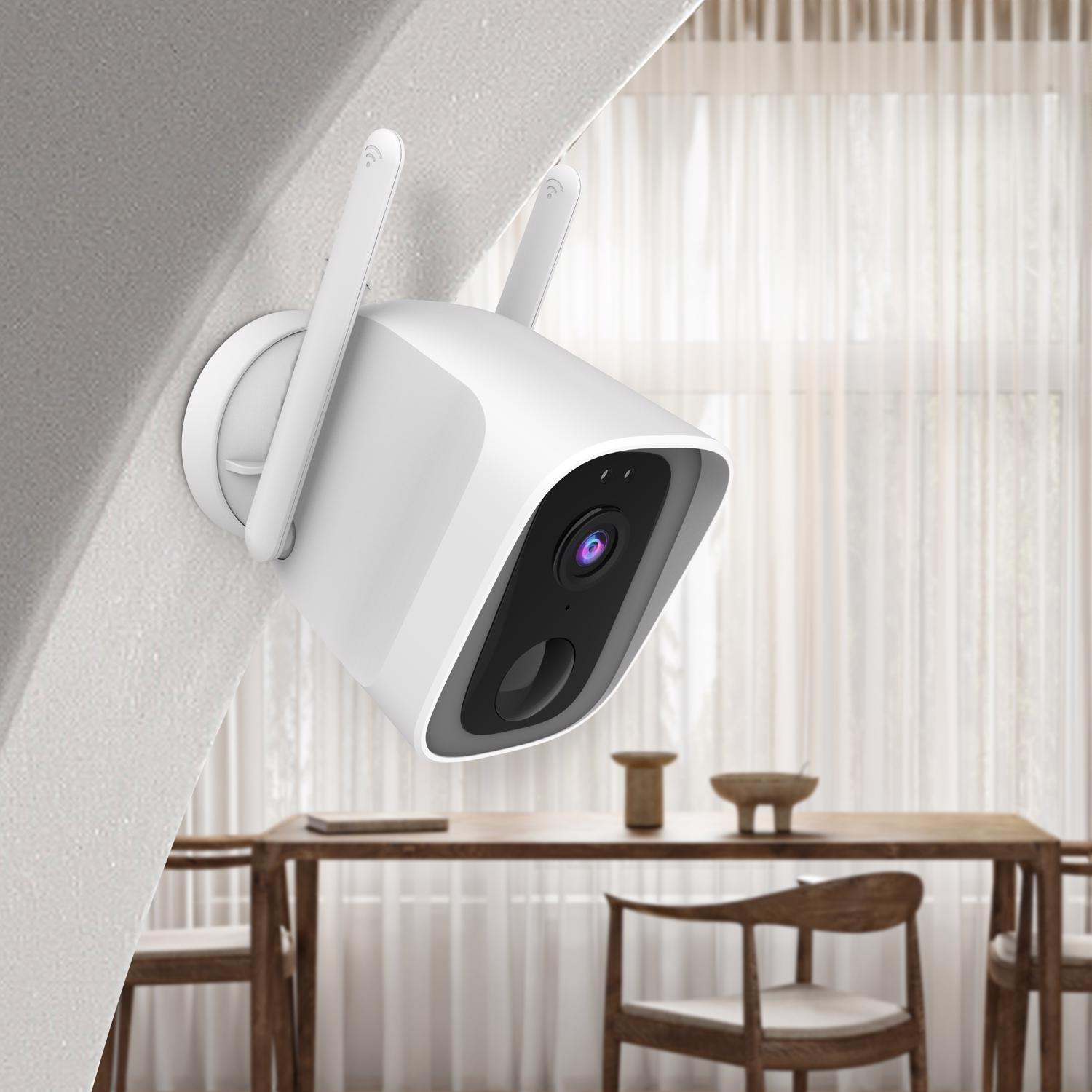Feit Smart Home Battery Powered Outdoor Smart-Enabled Security Camera