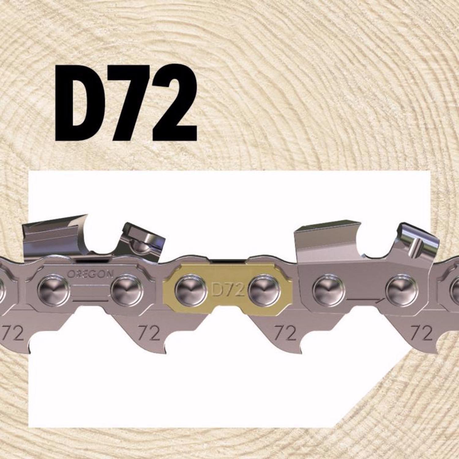 Oregon AdvanceCut D72 20 in. Chainsaw Chain 72 links