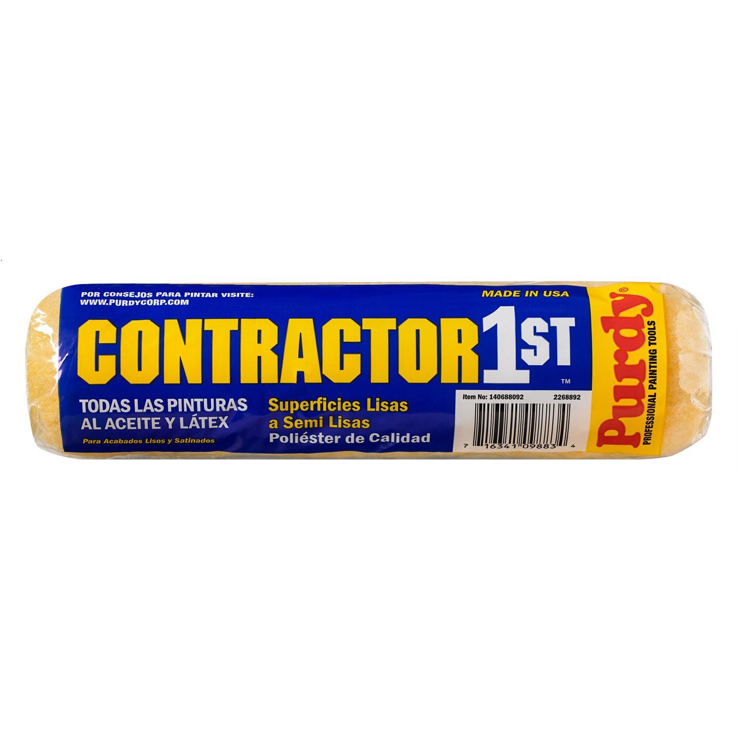 Purdy Contractor 1st Polyester 9 in. W X 3/8 in. Paint Roller Cover 1 pk