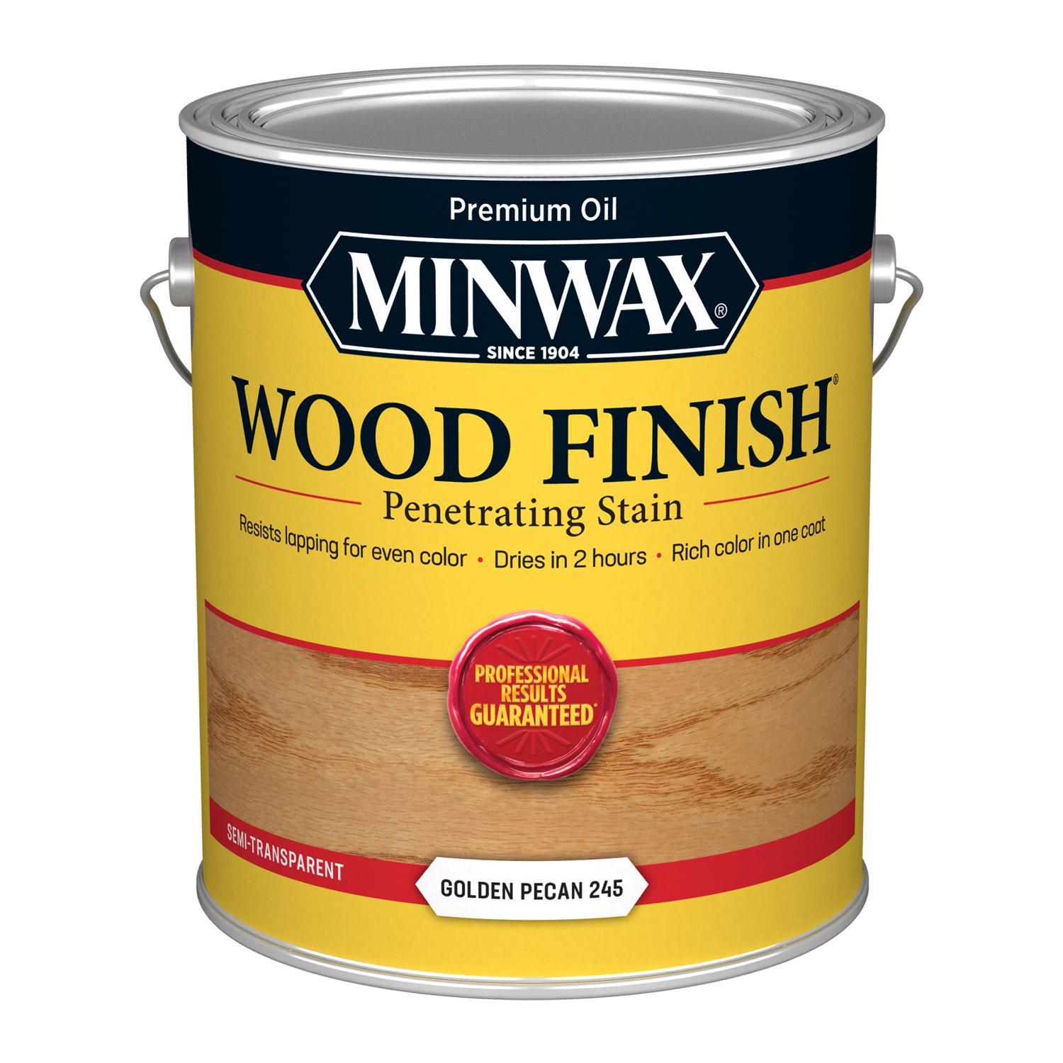 Minwax Wood Finish Semi-Transparent Golden Pecan Oil-Based Penetrating Stain 1 gal