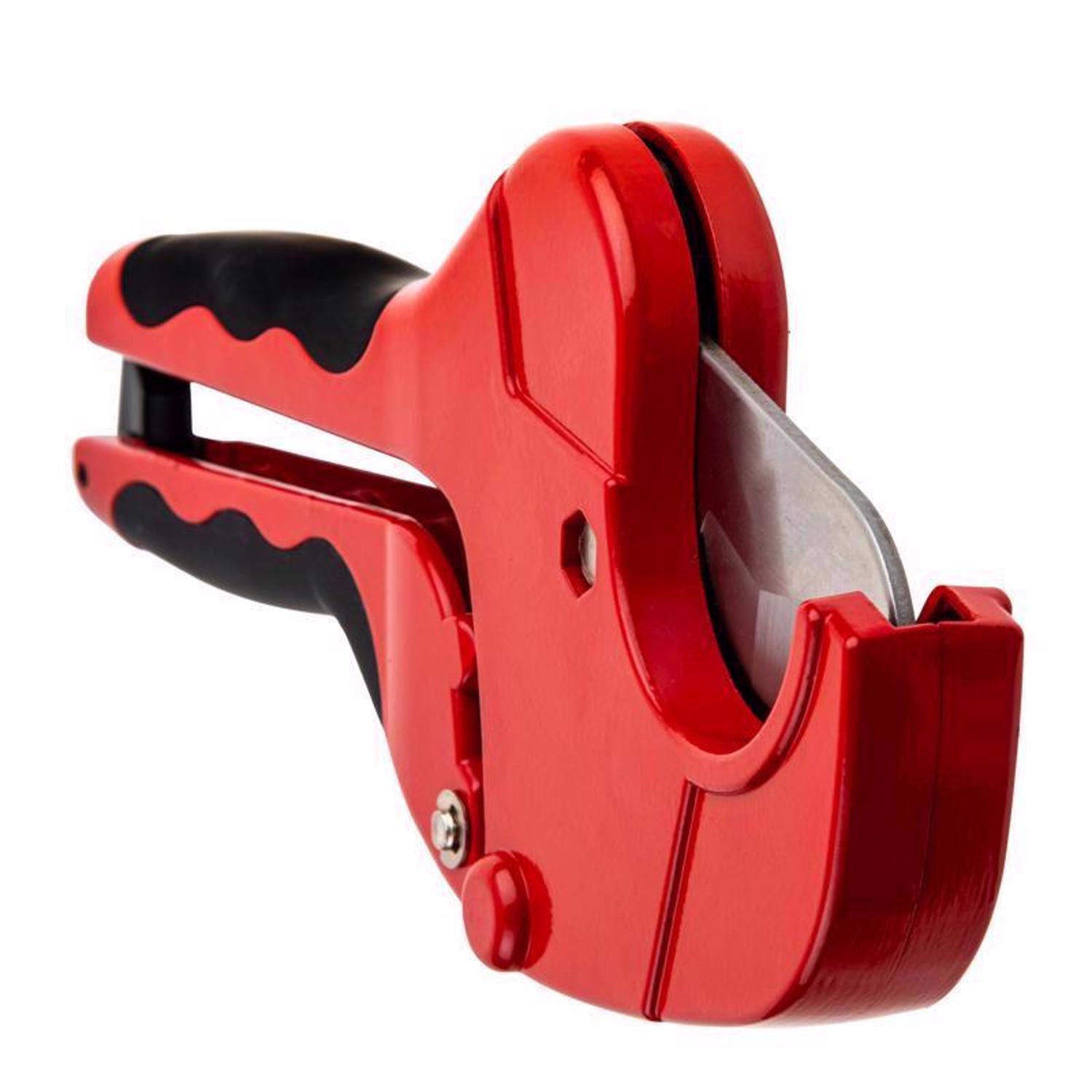 Superior Tool 1-5/8 in. Ratcheting Pipe Cutter 10 in. L Black/Red 1 pc