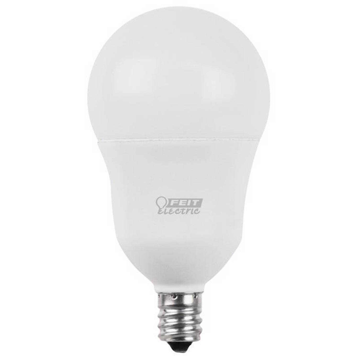 Feit Enhance A15 E12 (Candelabra) LED Bulb Daylight 40 Watt Equivalence 2 pk