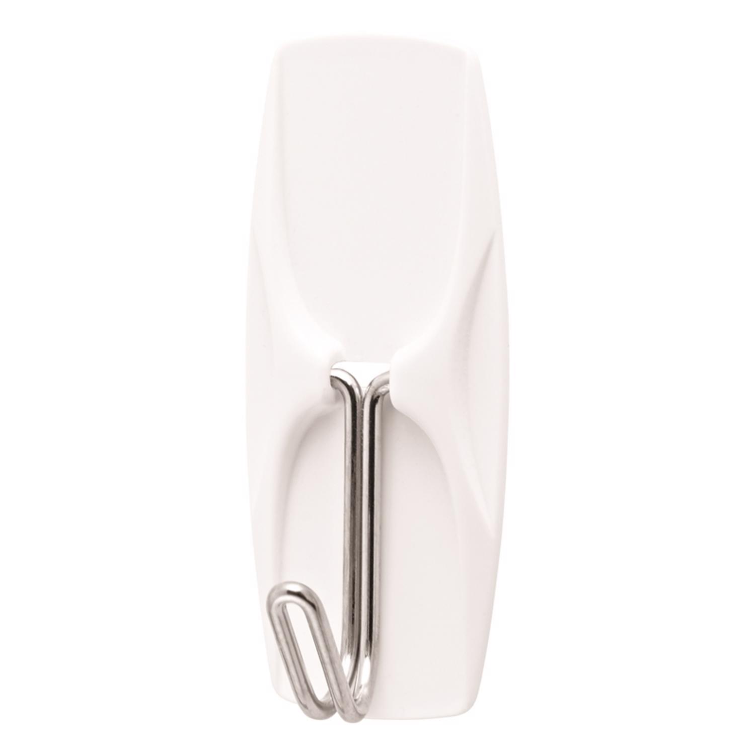 3M Command Medium Plastic Wire Hooks 2.17 in. L 2 pk