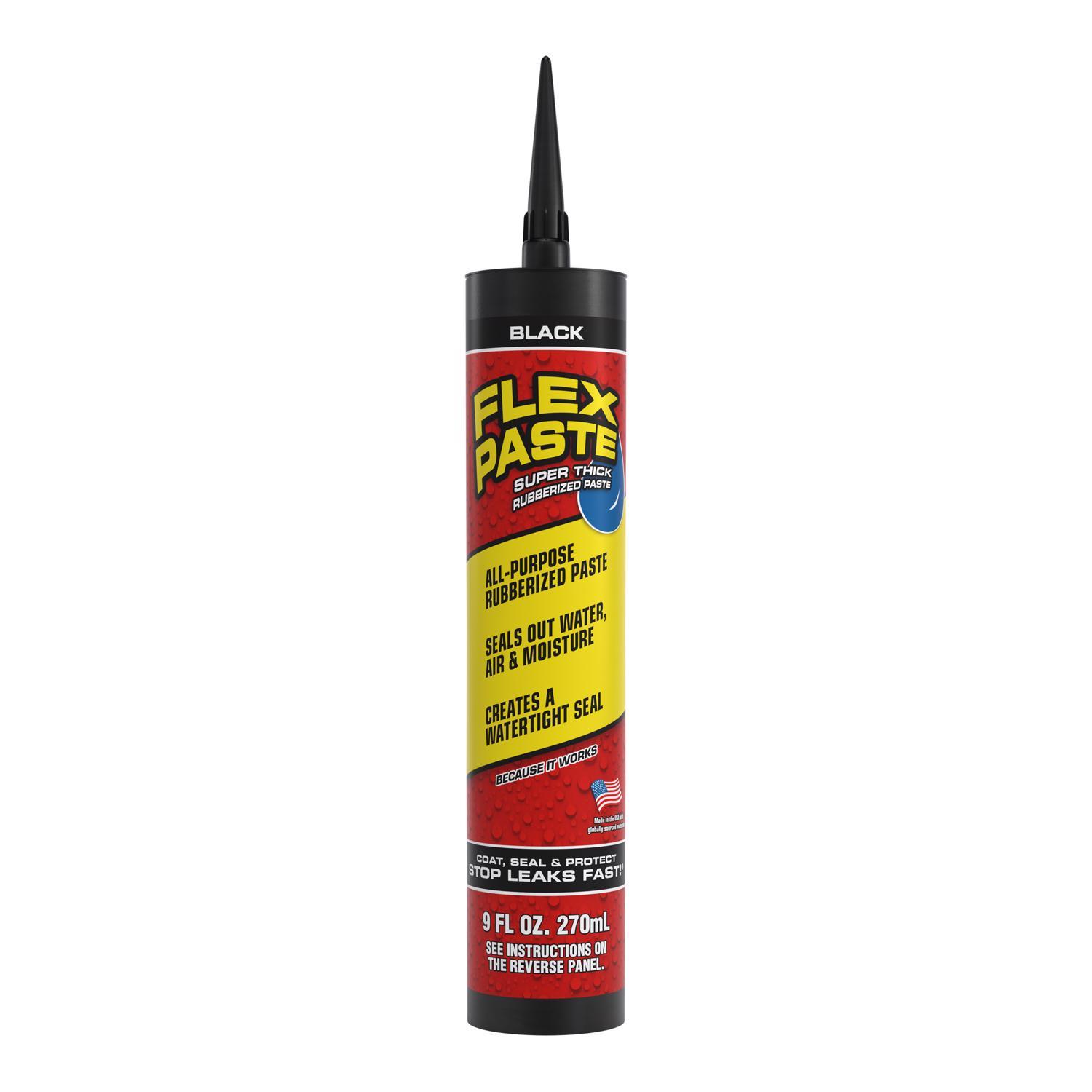 Flex Seal Family of Products Flex Paste Black Rubberized Paste 9 fl. oz.